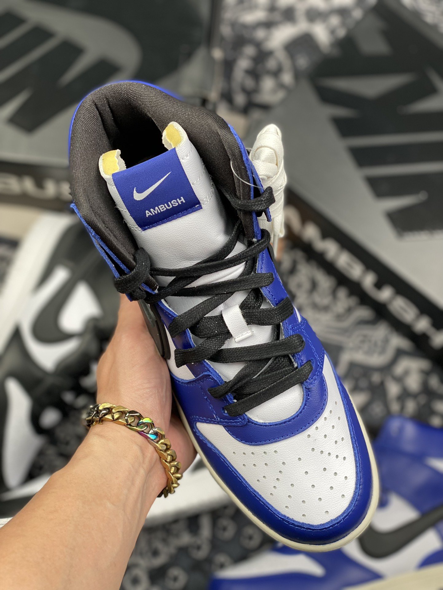 240 AMBUSH x Nike SB Dunk HighDeep Royal Blue" “皇家蓝” CU7544-400