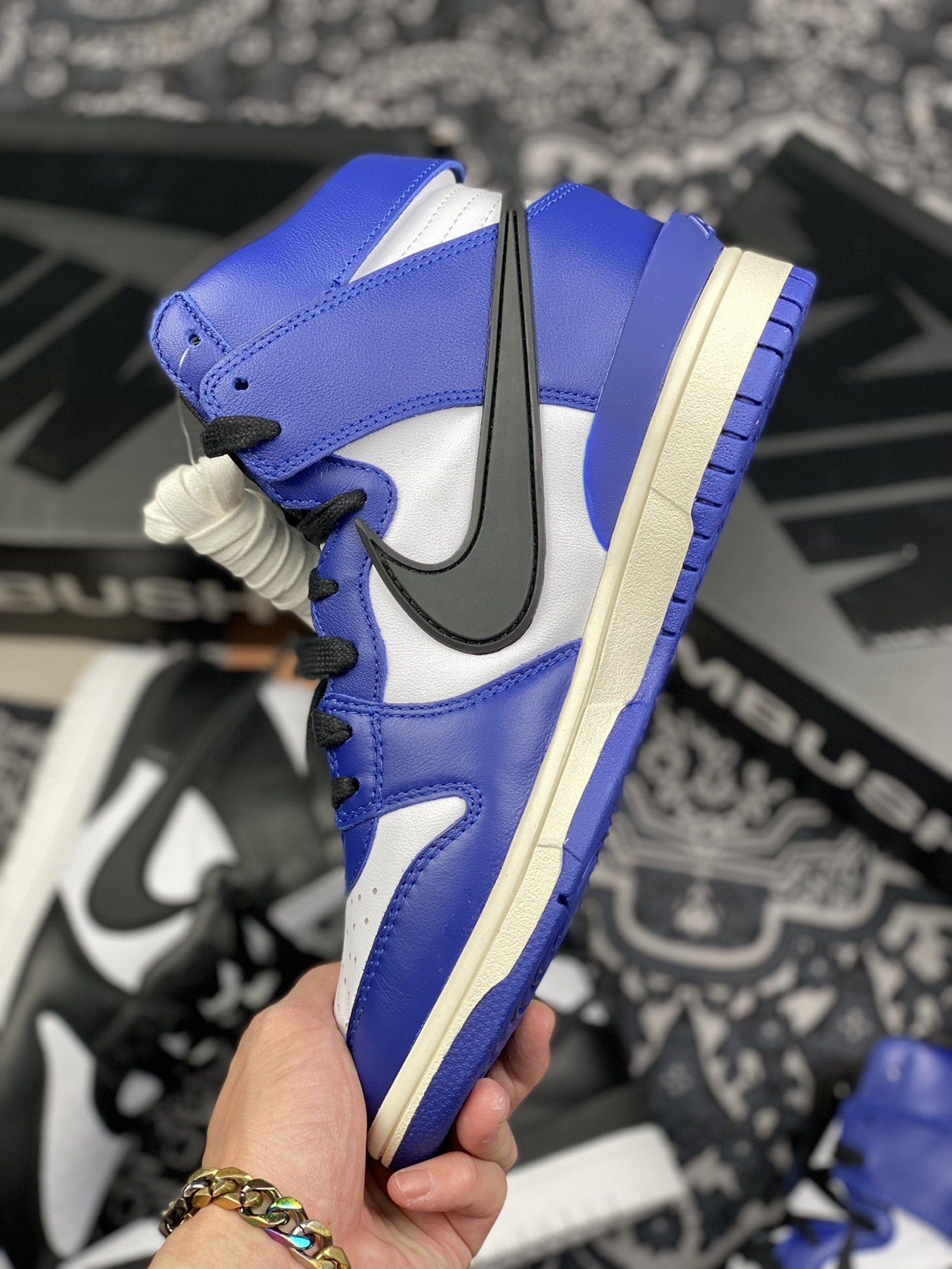 240 AMBUSH x Nike SB Dunk HighDeep Royal Blue" “皇家蓝” CU7544-400