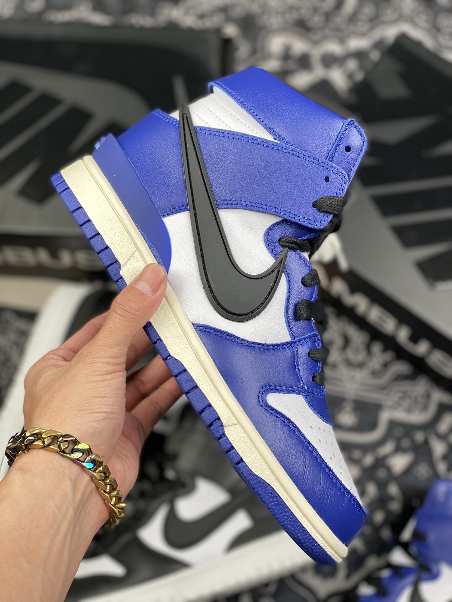 240 AMBUSH x Nike SB Dunk HighDeep Royal Blue" “皇家蓝” CU7544-400