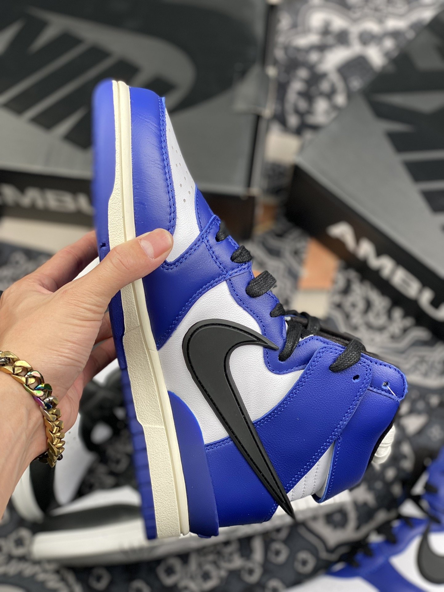 240 AMBUSH x Nike SB Dunk HighDeep Royal Blue" “皇家蓝” CU7544-400