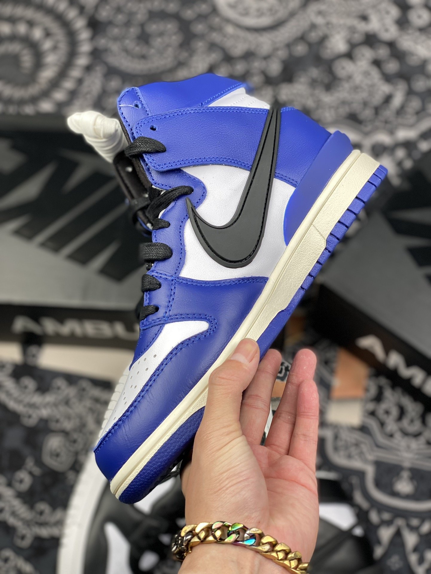 240 AMBUSH x Nike SB Dunk HighDeep Royal Blue" “皇家蓝” CU7544-400