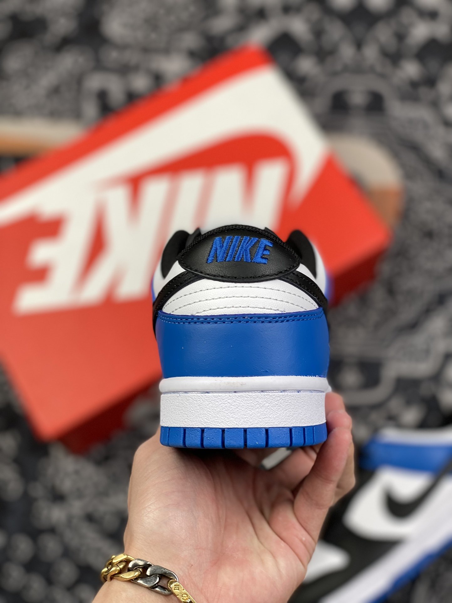 320 纯原批次 Nike Dunk LOW “Black/Blue”黑蓝脚趾 DO7412-998