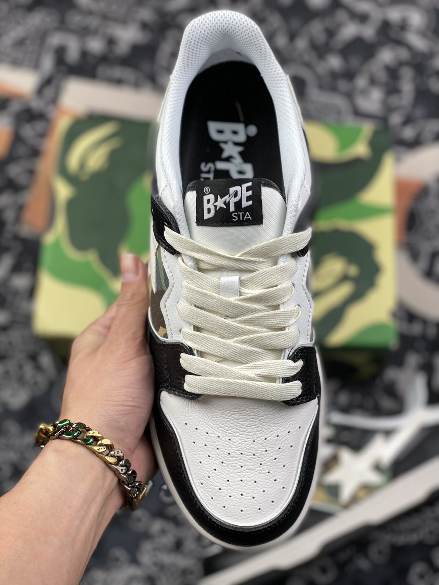 330 日本里原宿潮流品牌A Bathing Ape安逸猿BAPE SK8 Sta Low SK8系列低帮休闲运动滑板板鞋