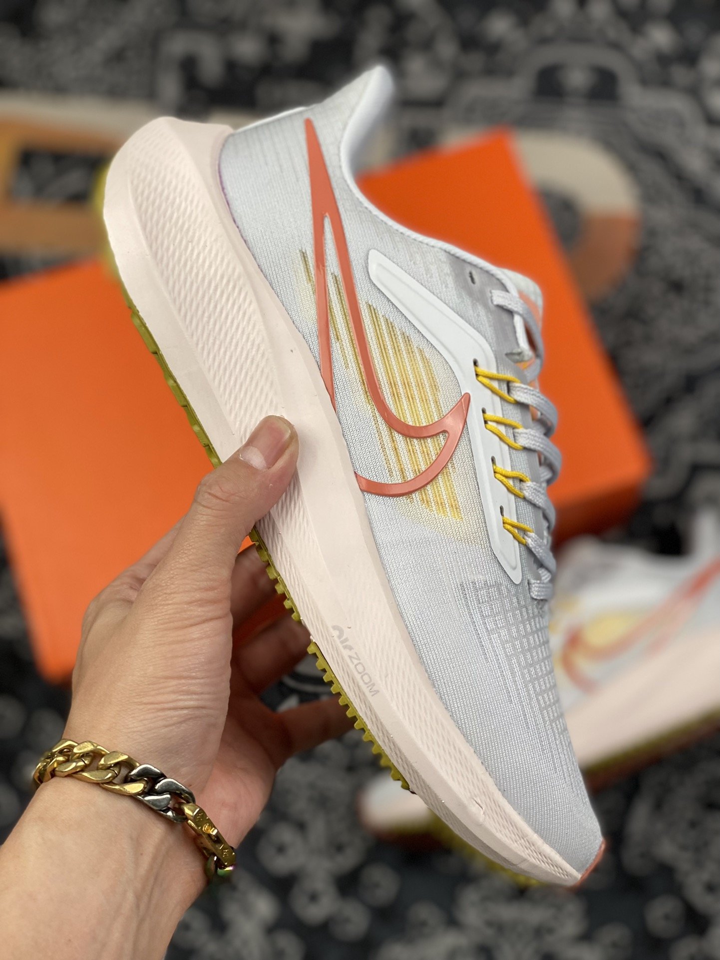 200 Nike Zoom Pegasus 39 登月39代 灰橙 DQ0173-501