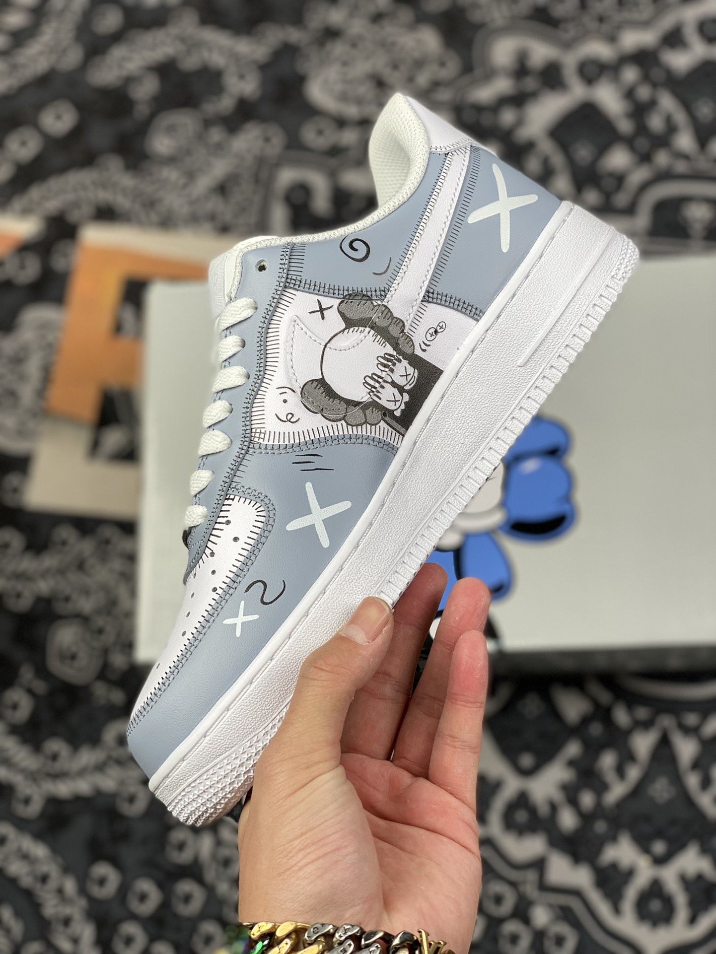 260 Kaws×Nk Air Force 1 Low’07 小熊联名配色 CW2288-111