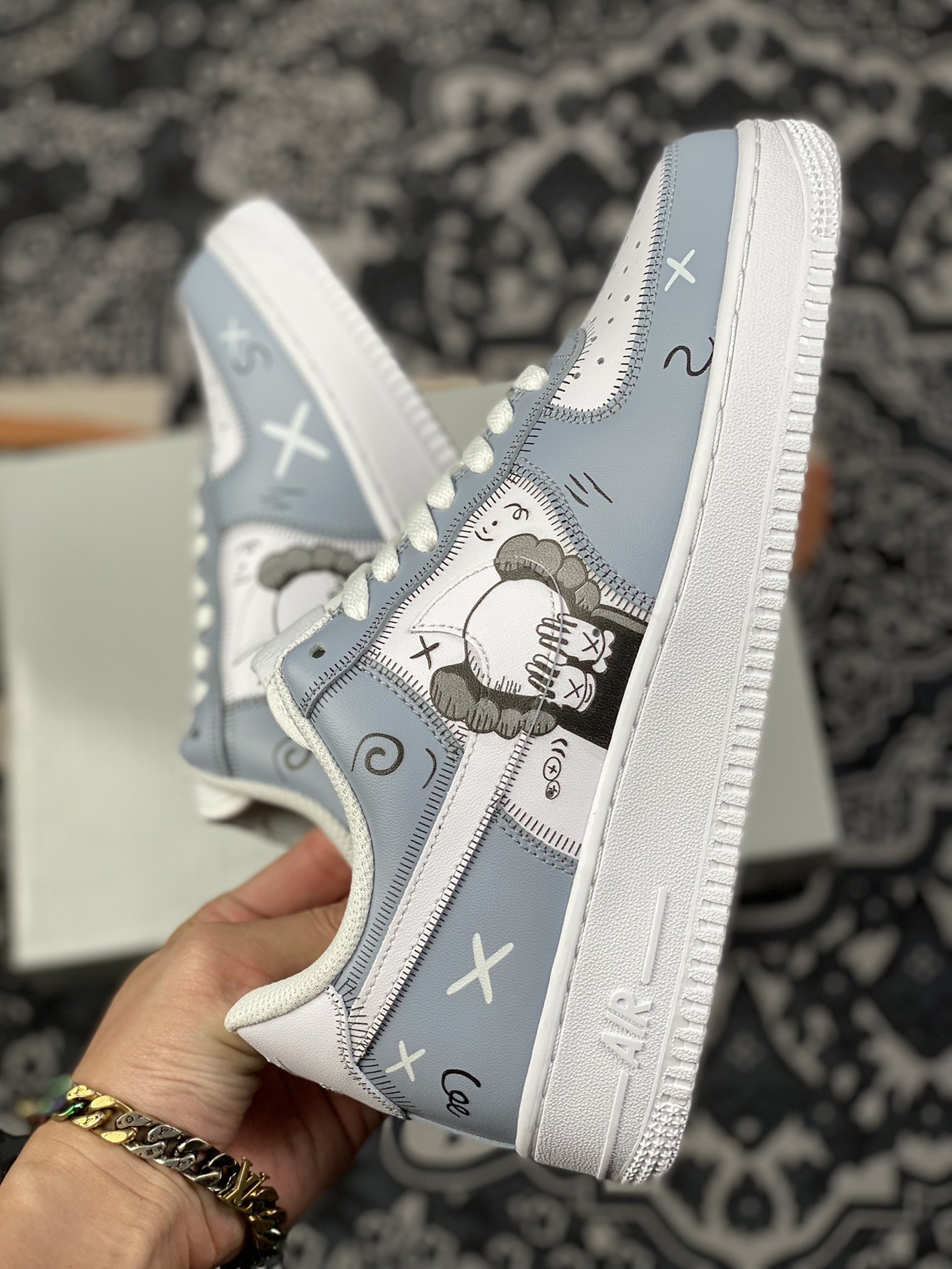 260 Kaws×Nk Air Force 1 Low’07 小熊联名配色 CW2288-111