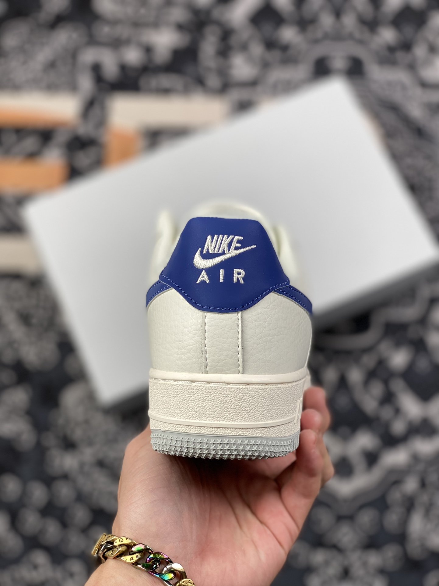 200 Air Force 1’07 Low 白灰蓝3M 原楦头原纸板CT5566-033