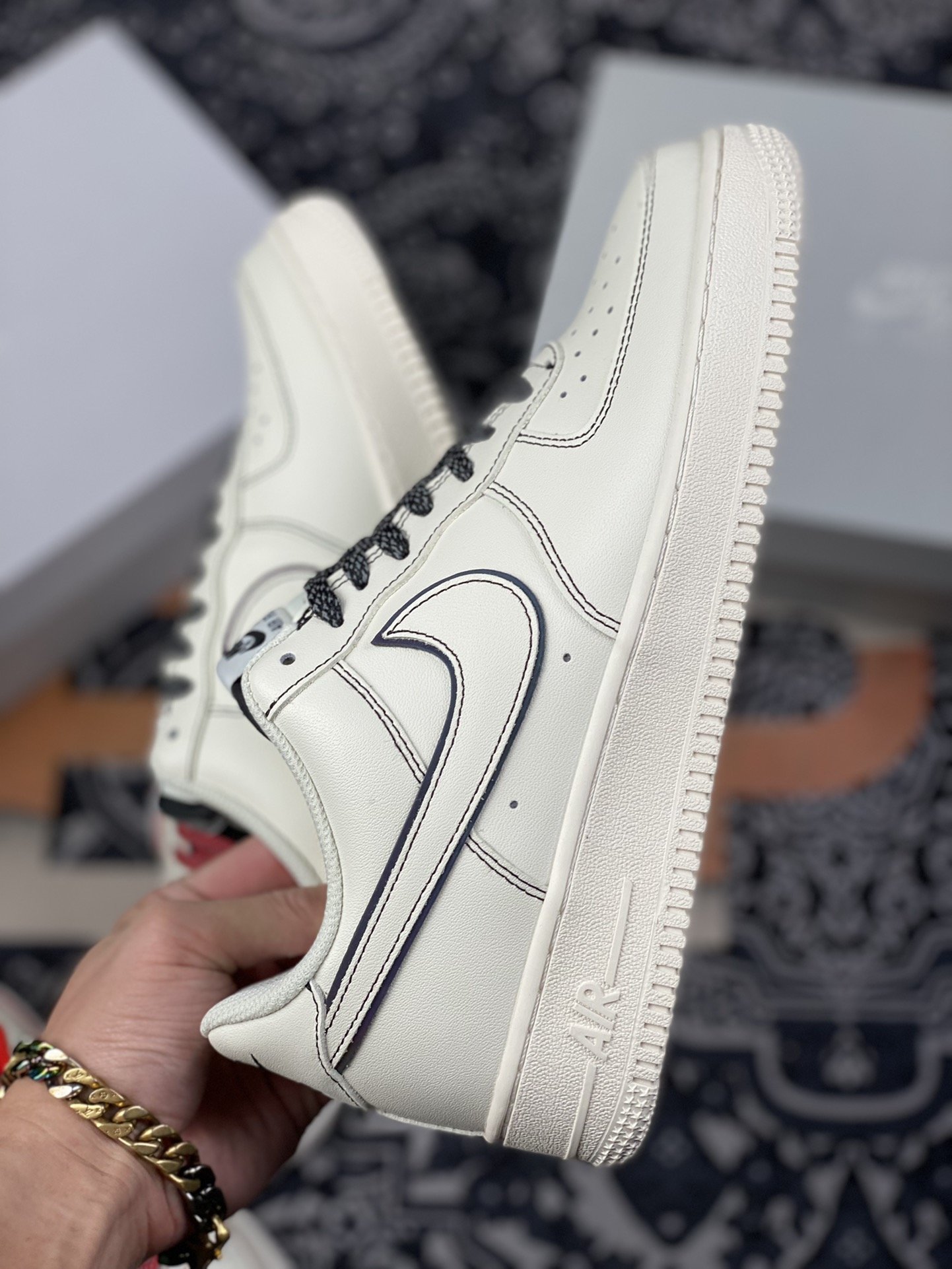 220 Nike Air Force 1 Low ’07 “兔八哥”黑白满天星低帮空军一号休闲板鞋315122-808