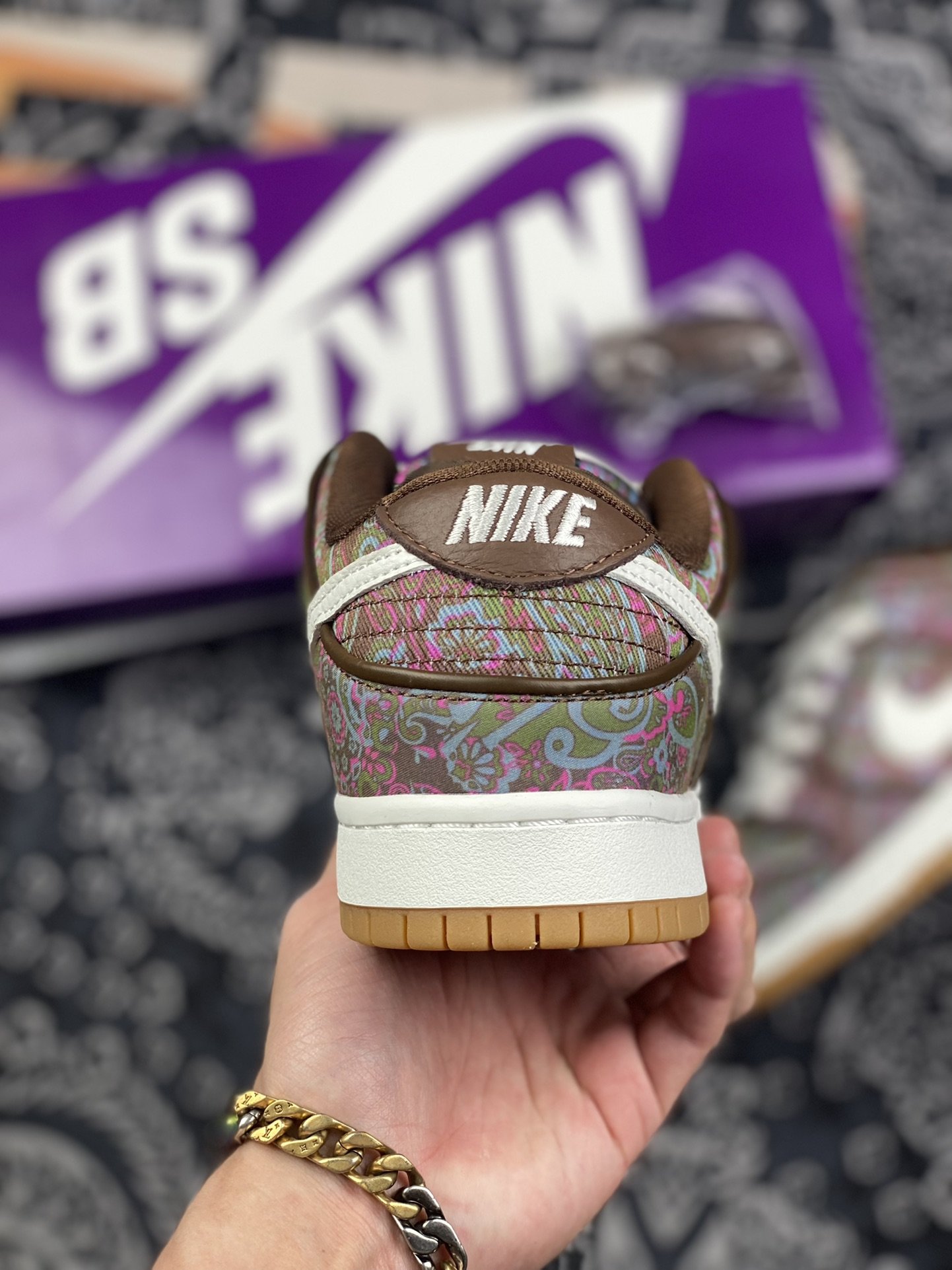 400 Nike SB Dunk Low Paisley" 棕白 腰果花DH7534-200