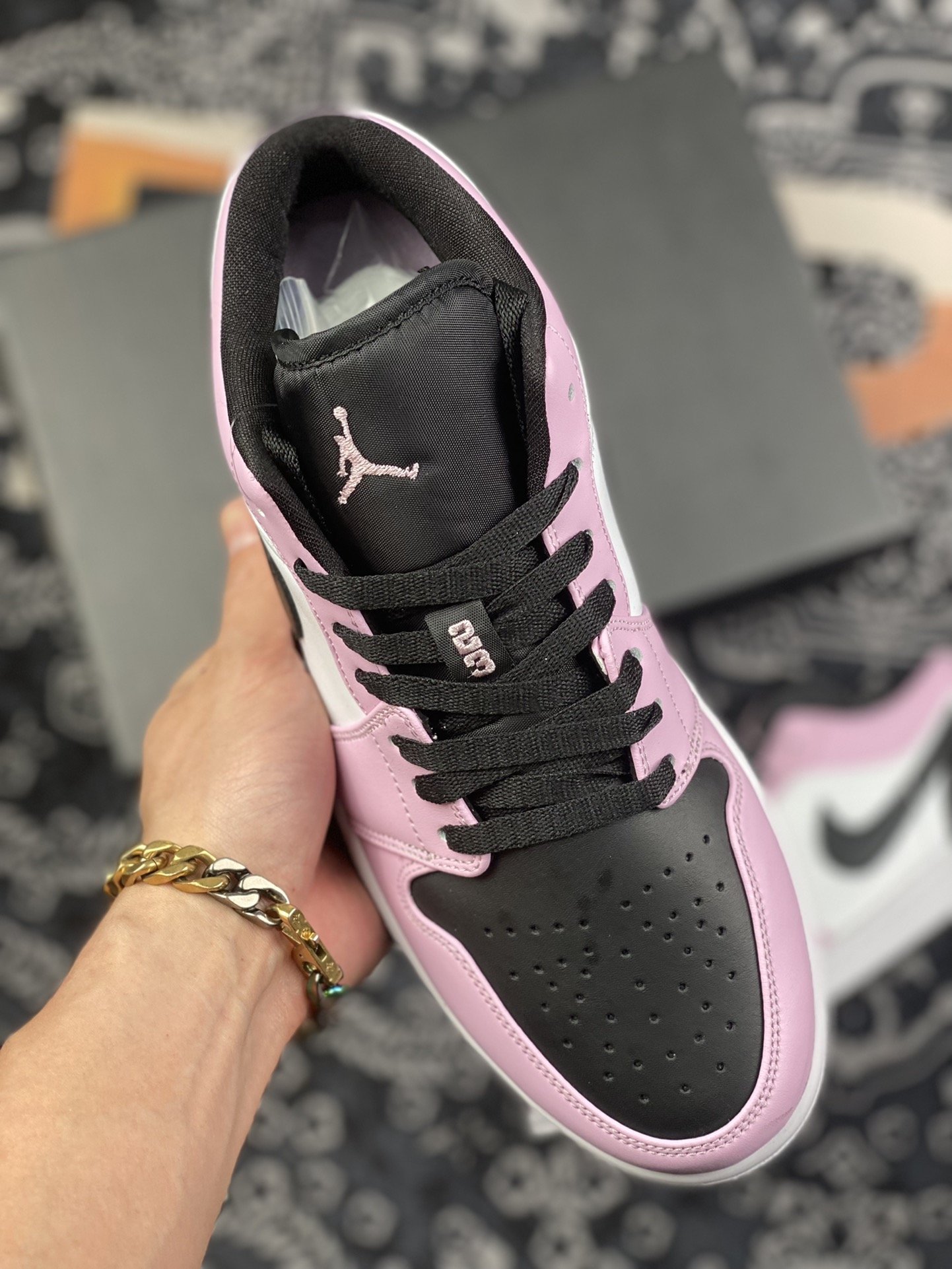 200 Air Jordan 1 Low GS “Light Arctic Pink”粉白熊猫鞋身554723-601