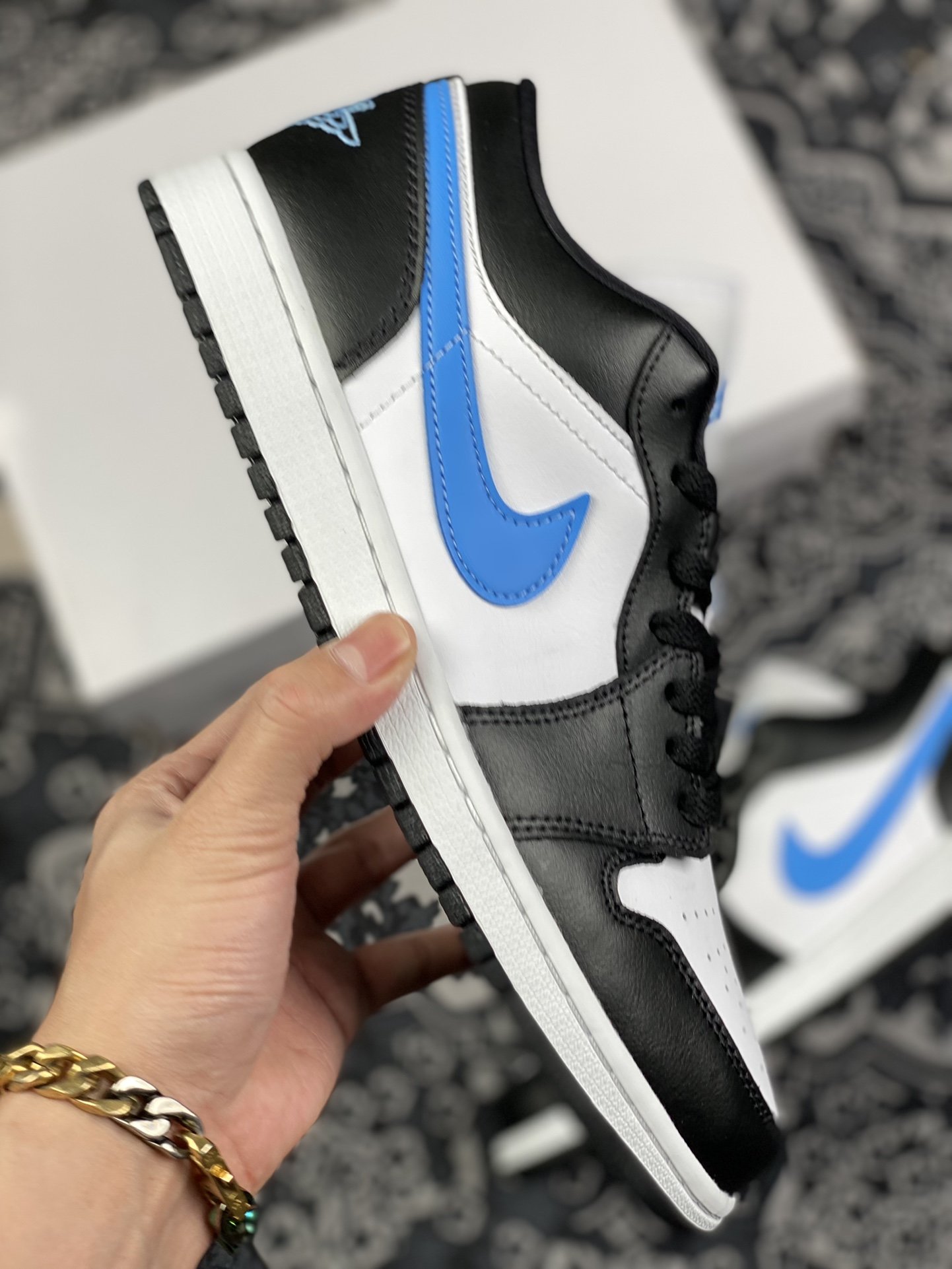 240 Air Jordan 1 Low “University Blue”黑白蓝 Low DC0774-041