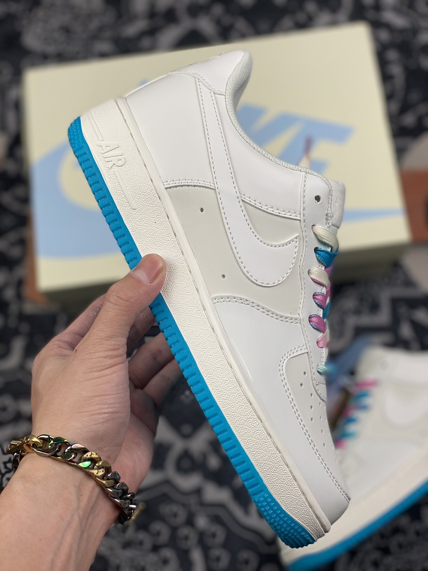 260 Nike Air Force 1 Low ’07 “3M七彩热感应”低帮空军一号休闲板鞋 CH6696-326