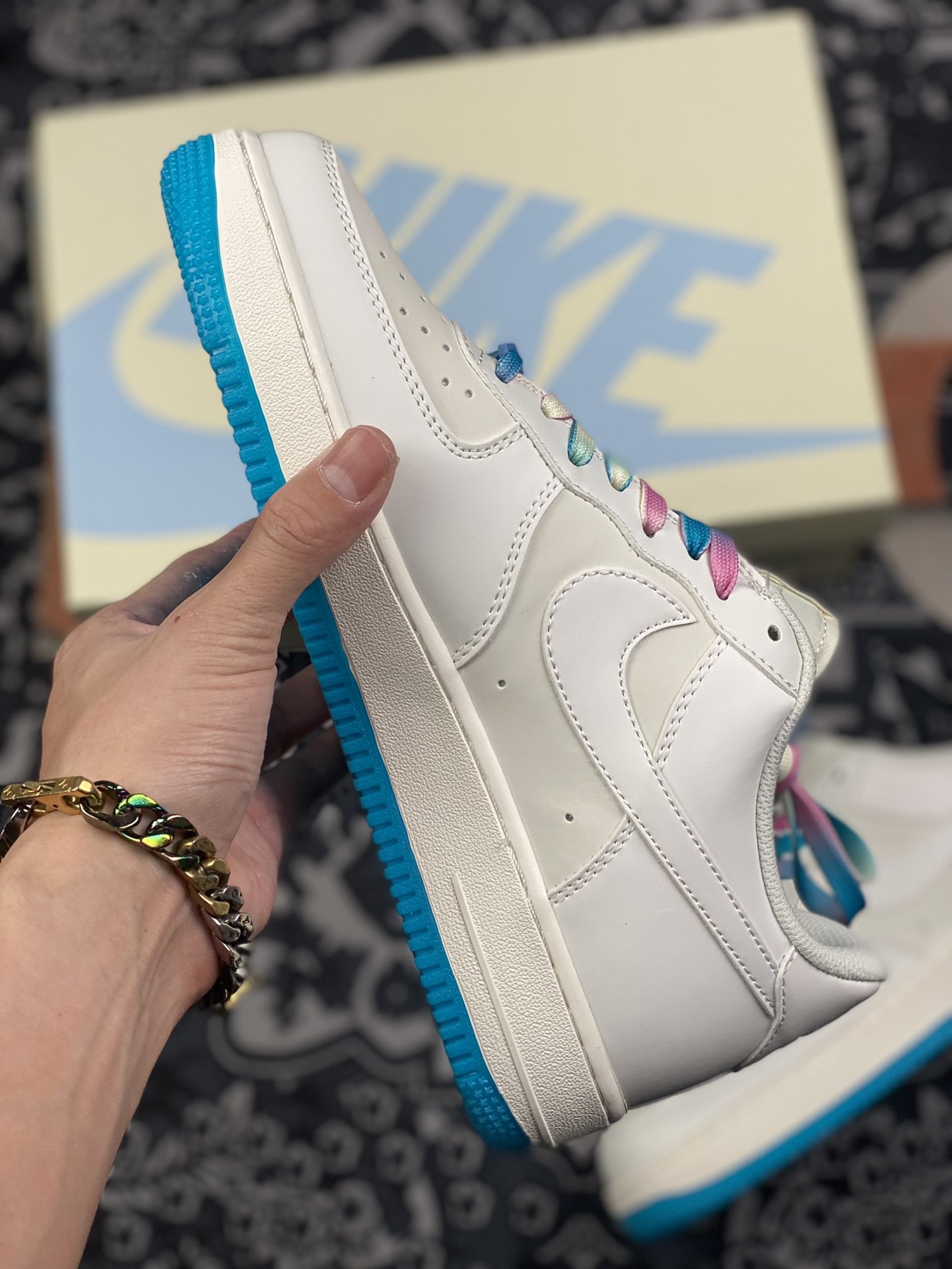 260 Nike Air Force 1 Low ’07 “3M七彩热感应”低帮空军一号休闲板鞋 CH6696-326