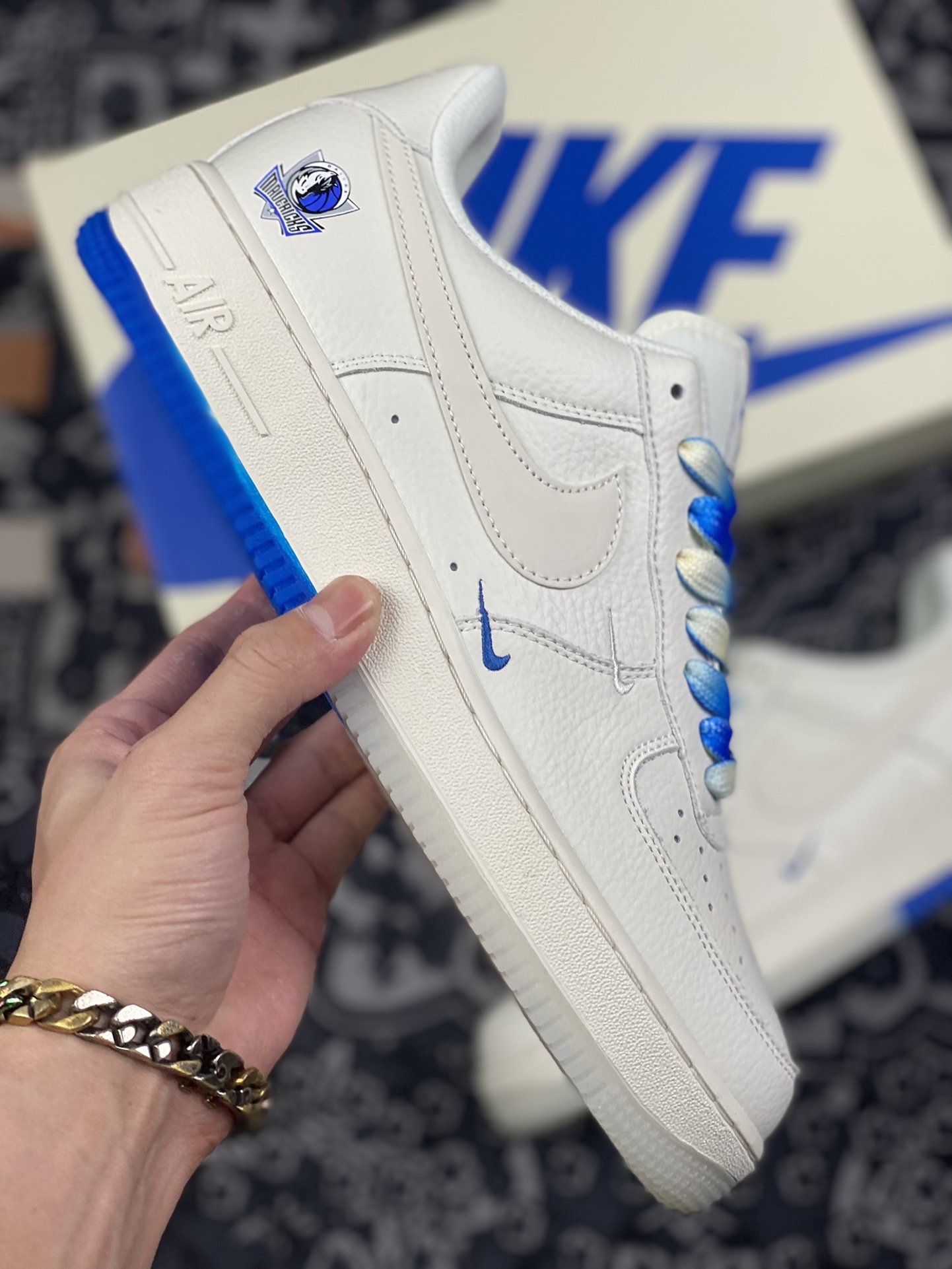 200 平民版 Nike Air Force 1 空军一号渐变白蓝 DH2088-606