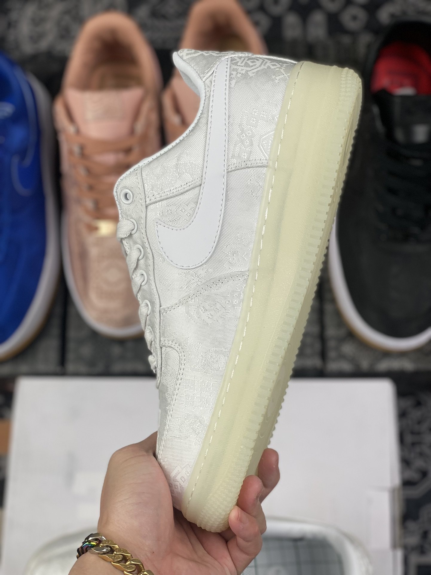 240 Clot x Nike Air Force 1 Premium AF1 联名低邦丝绸空军