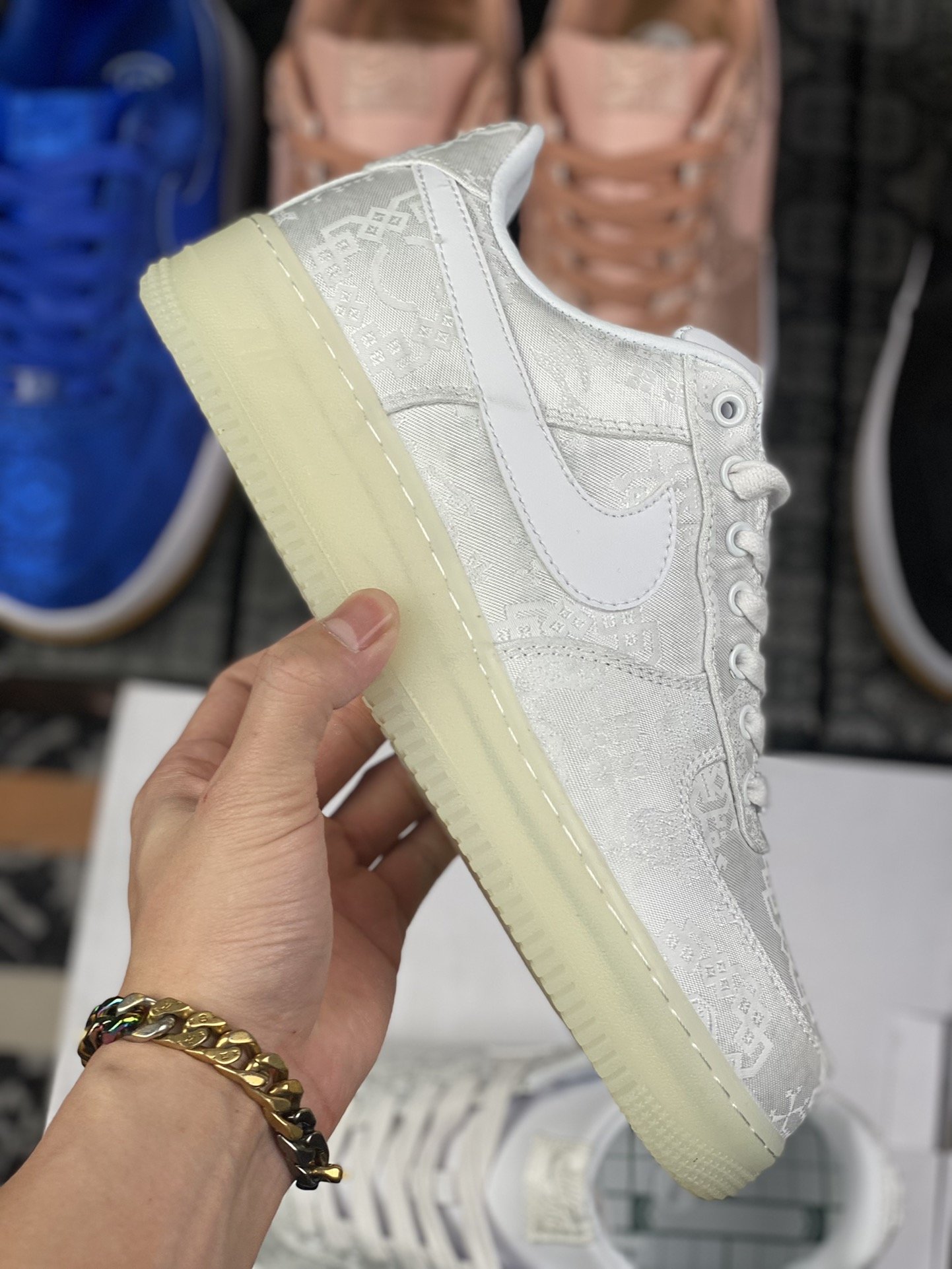 240 Clot x Nike Air Force 1 Premium AF1 联名低邦丝绸空军