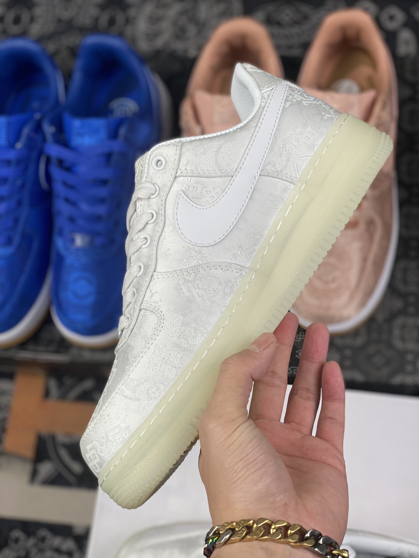 240 Clot x Nike Air Force 1 Premium AF1 联名低邦丝绸空军