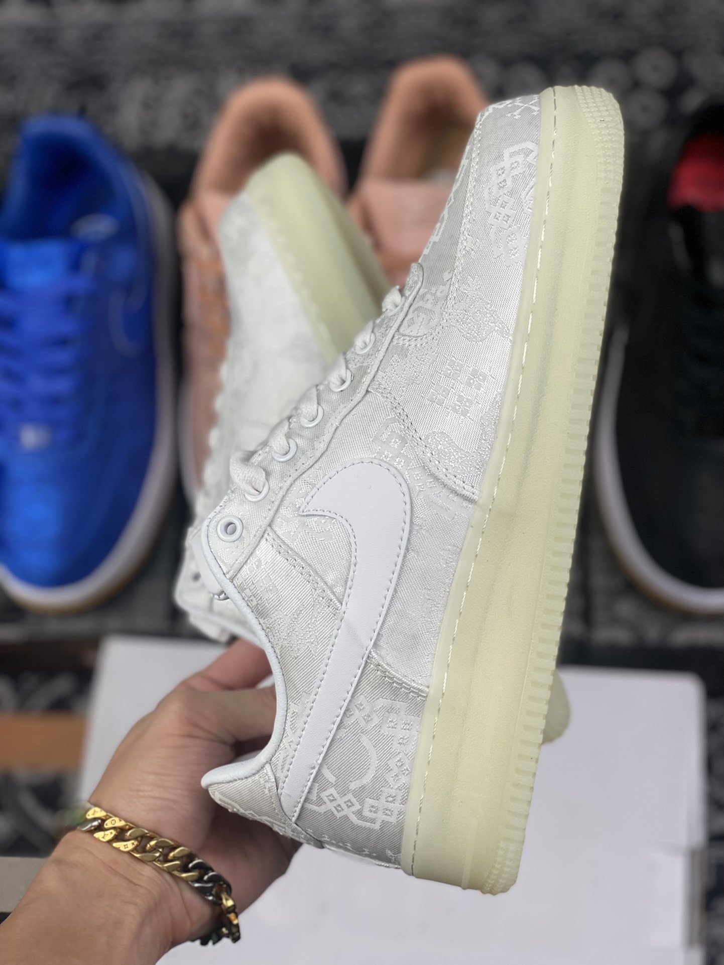 240 Clot x Nike Air Force 1 Premium AF1 联名低邦丝绸空军