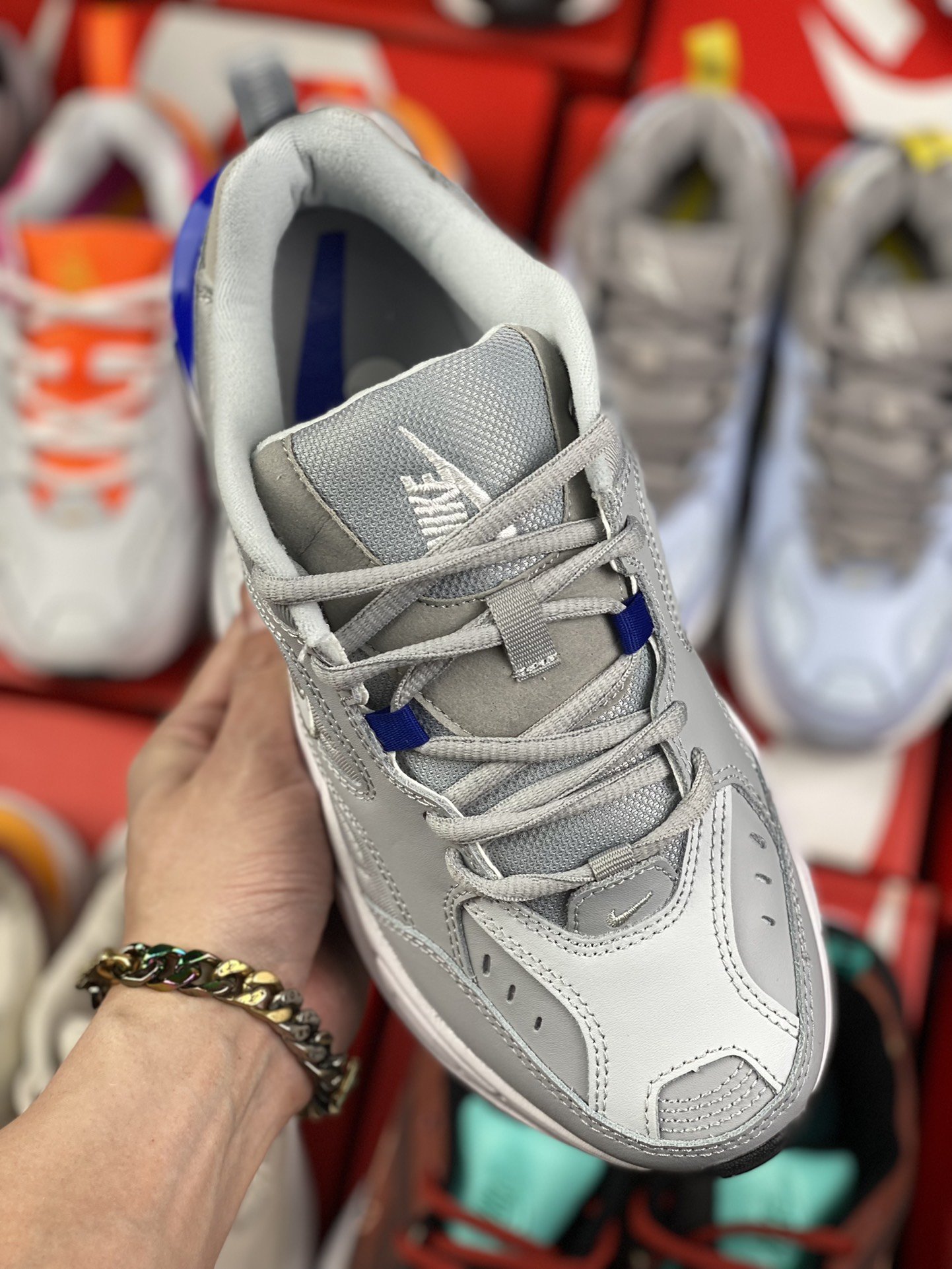 200 平台订单 Nike M2K Tekno 复古潮流百搭休闲运动旅游老爹鞋