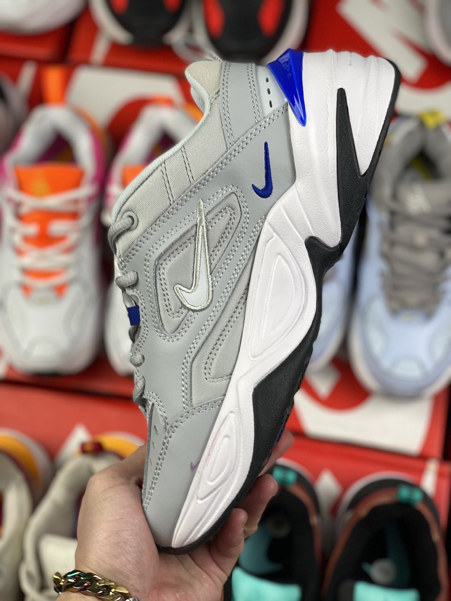 200 平台订单 Nike M2K Tekno 复古潮流百搭休闲运动旅游老爹鞋