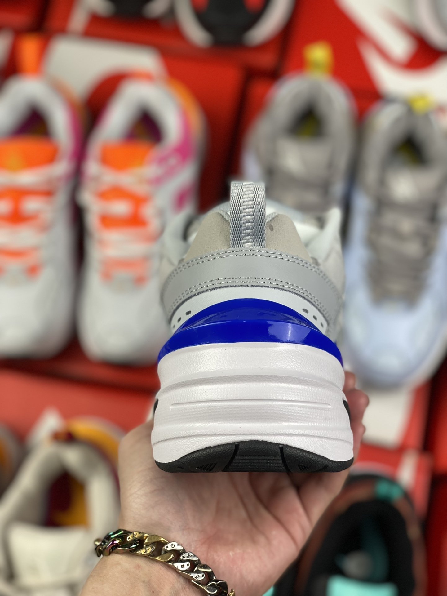 200 平台订单 Nike M2K Tekno 复古潮流百搭休闲运动旅游老爹鞋