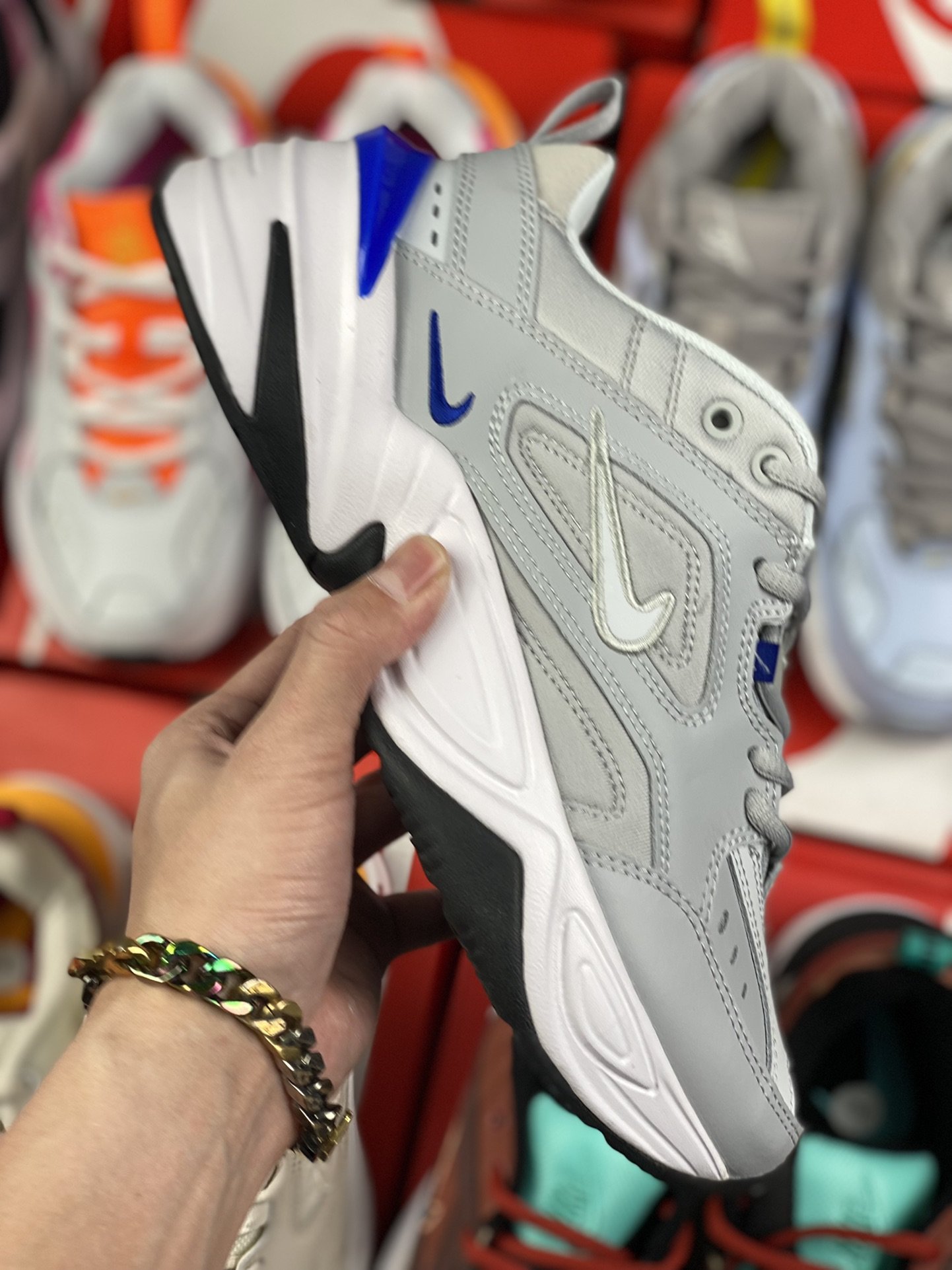 200 平台订单 Nike M2K Tekno 复古潮流百搭休闲运动旅游老爹鞋