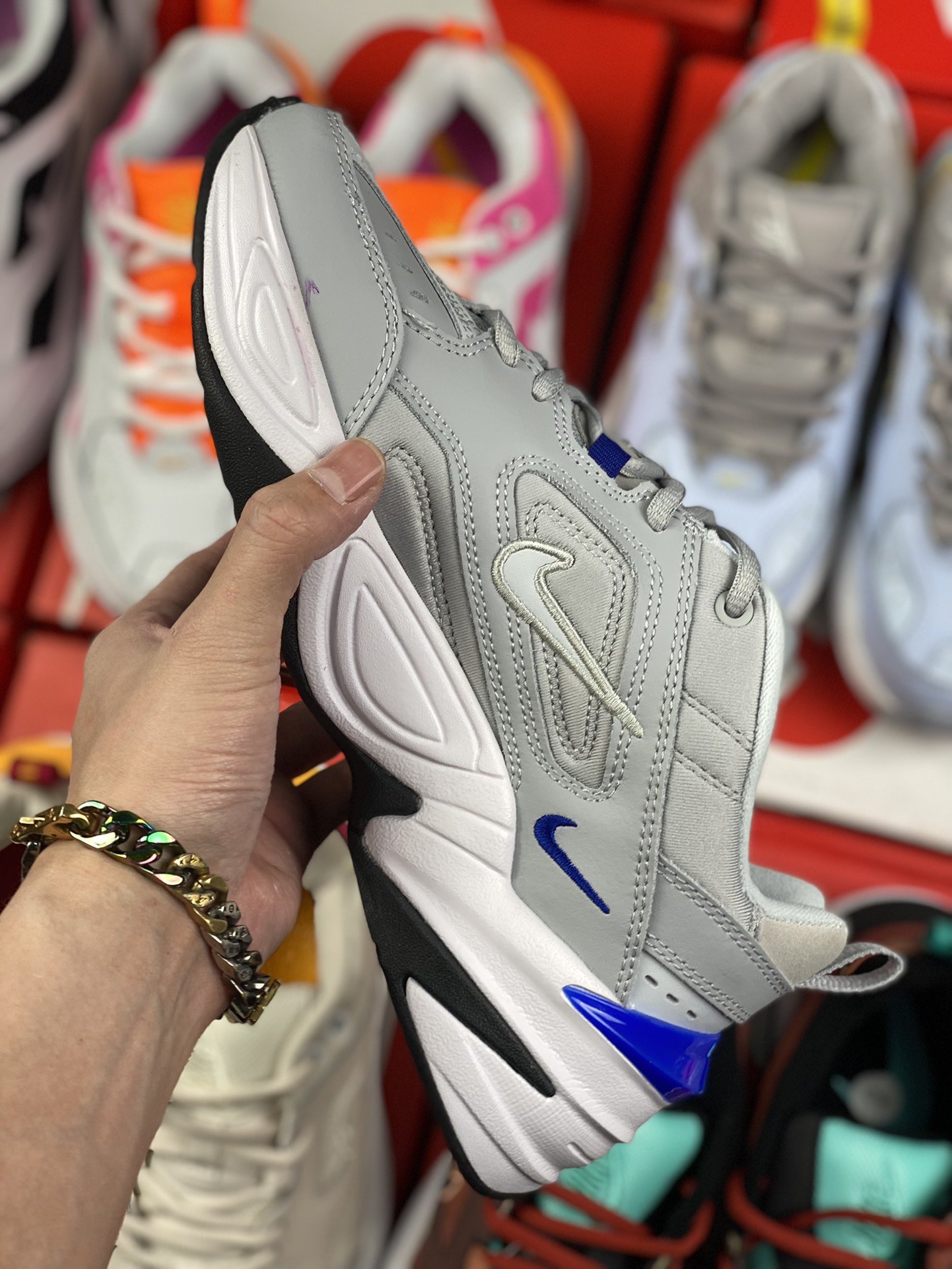 200 平台订单 Nike M2K Tekno 复古潮流百搭休闲运动旅游老爹鞋