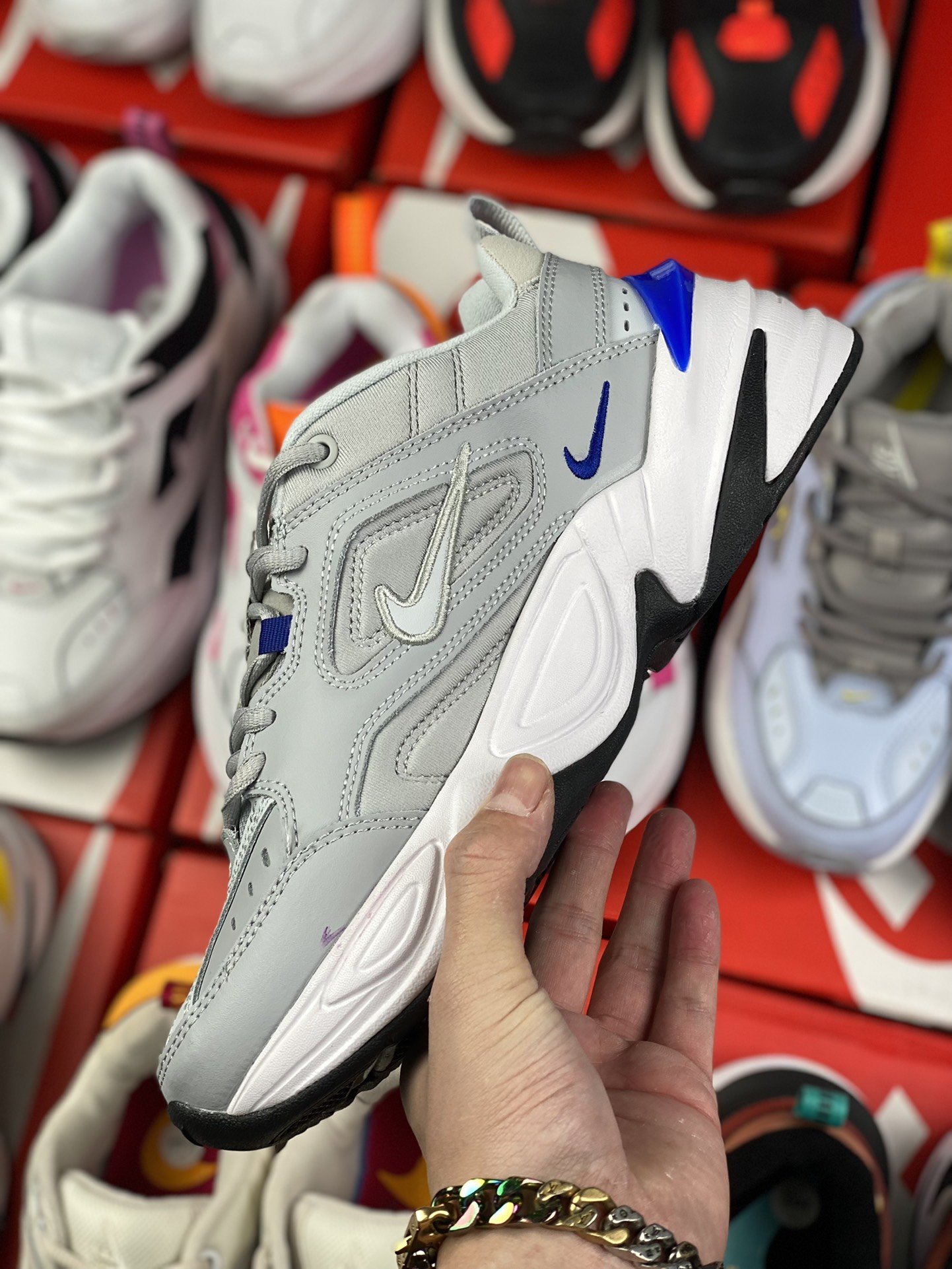 200 平台订单 Nike M2K Tekno 复古潮流百搭休闲运动旅游老爹鞋