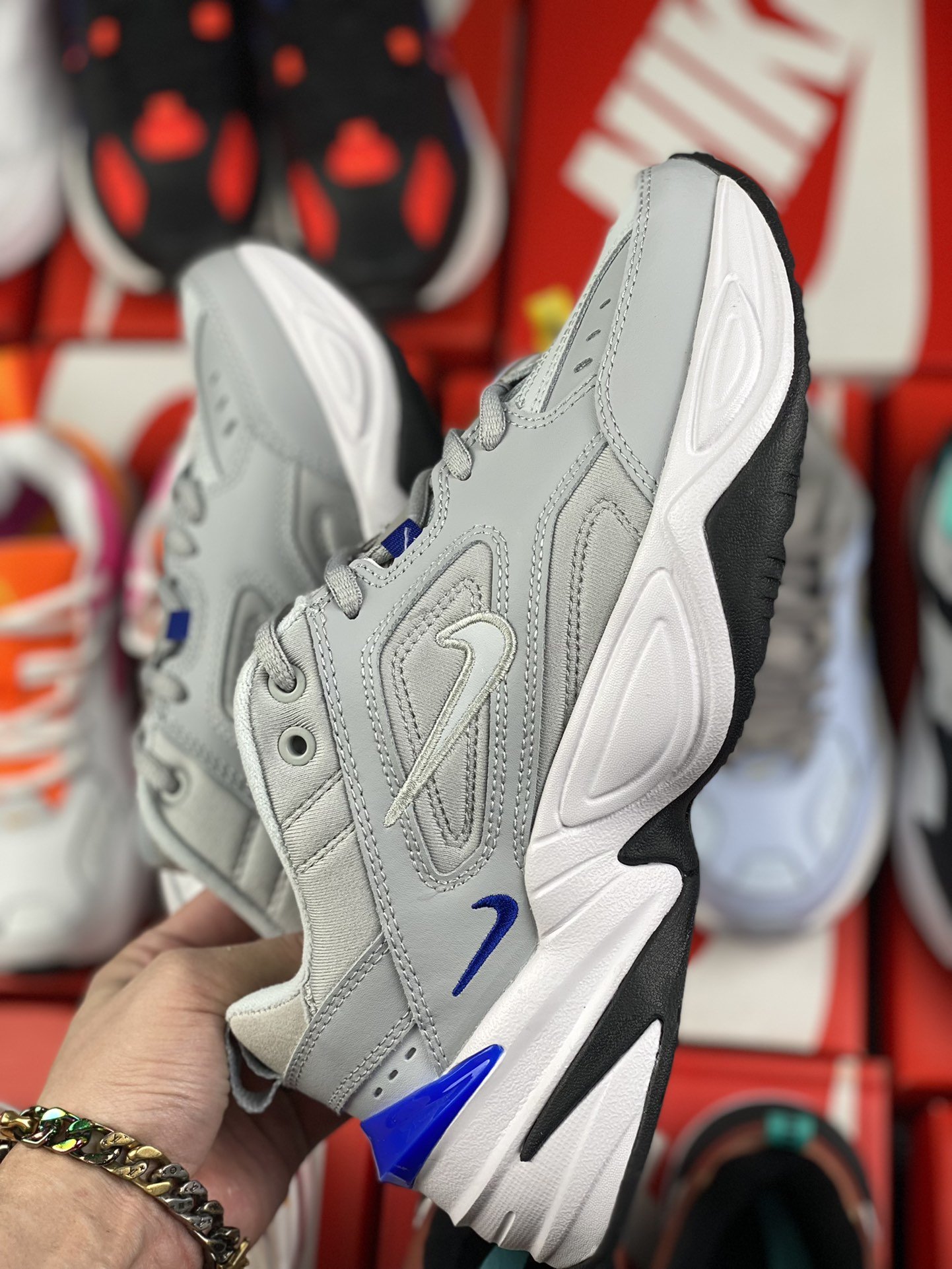 200 平台订单 Nike M2K Tekno 复古潮流百搭休闲运动旅游老爹鞋