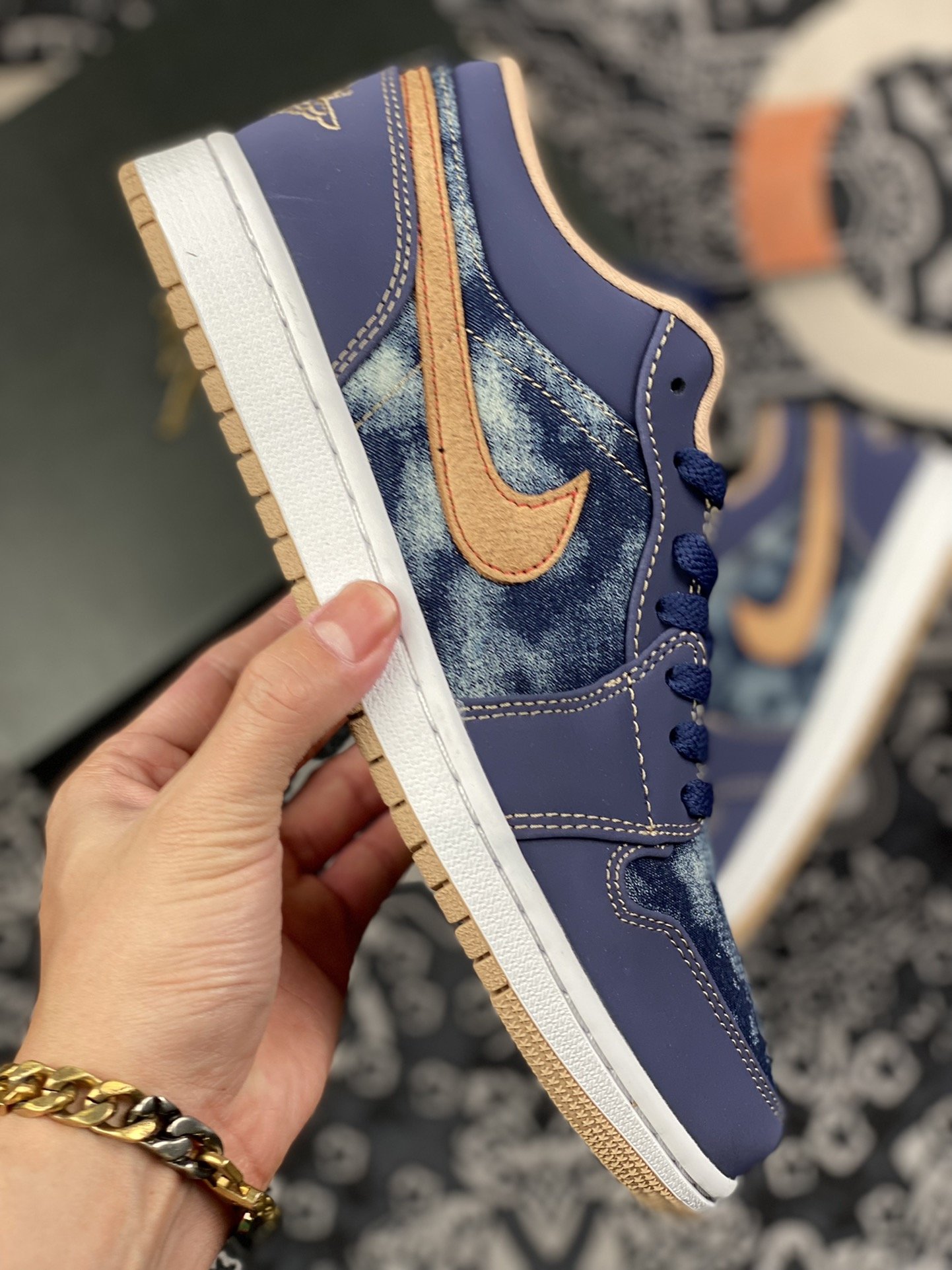 220 Air Jordan 1 Low “Denim” 牛仔蓝 Low系列出售 DH1259-400