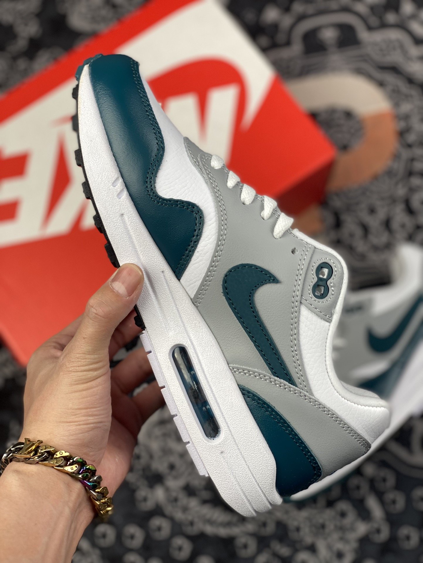 200 原装级别NK Air Max 1 Obsidian" 黑曜石 DH4059-100