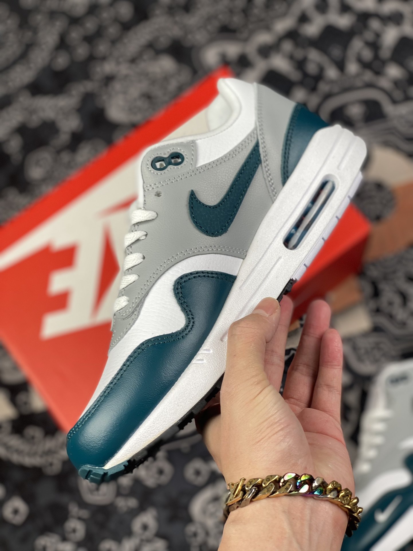 200 原装级别NK Air Max 1 Obsidian" 黑曜石 DH4059-100