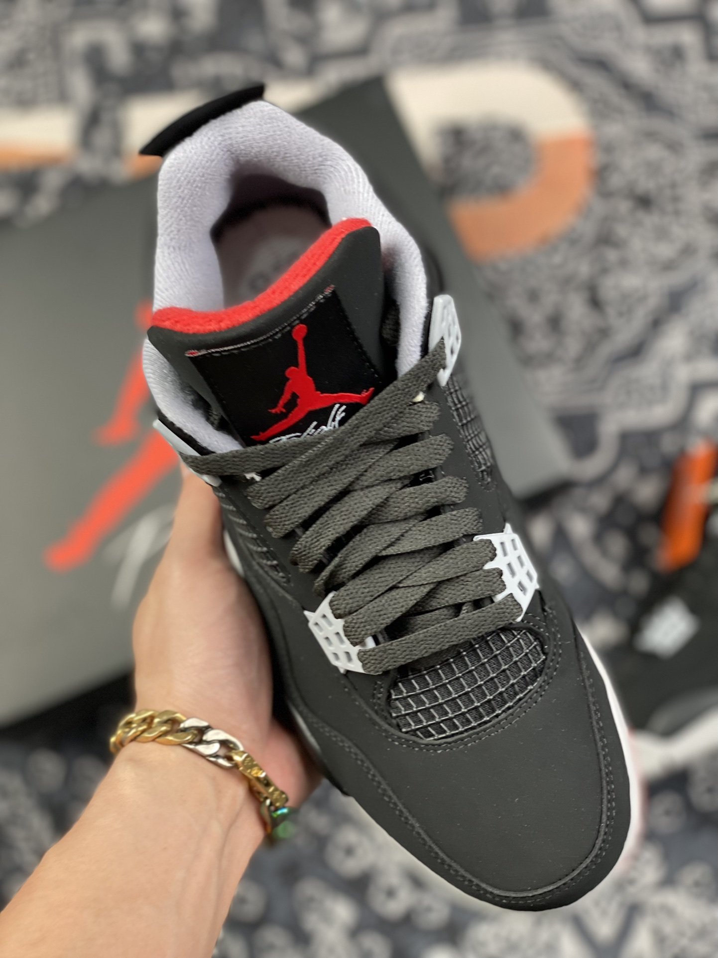 400 外贸版 Air Jordan 4 Retro “Bred”AJ4 2019新黑红