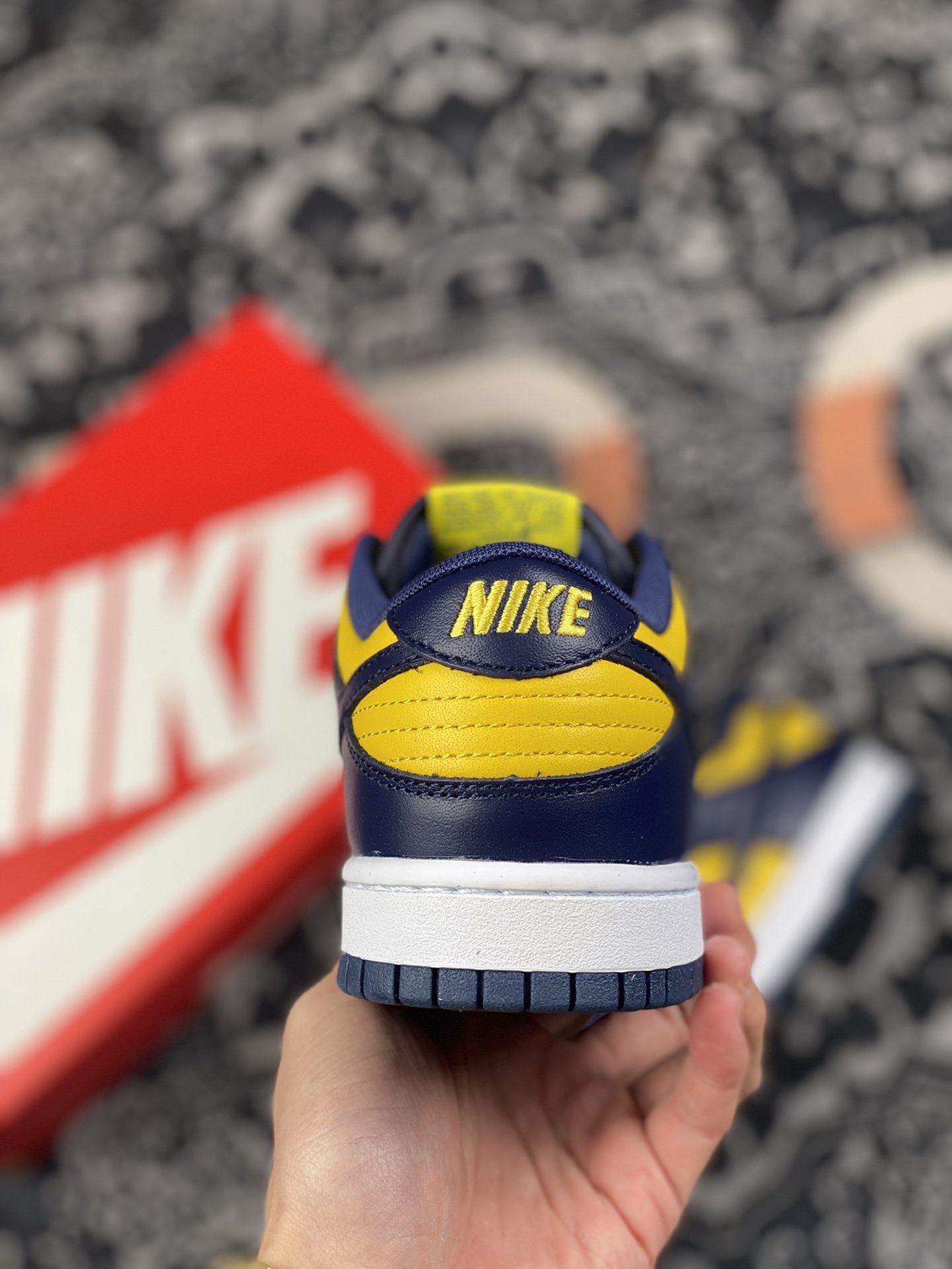 300 Nike Dunk Low Michigan 密歇根 蓝黄板鞋DD1391-700