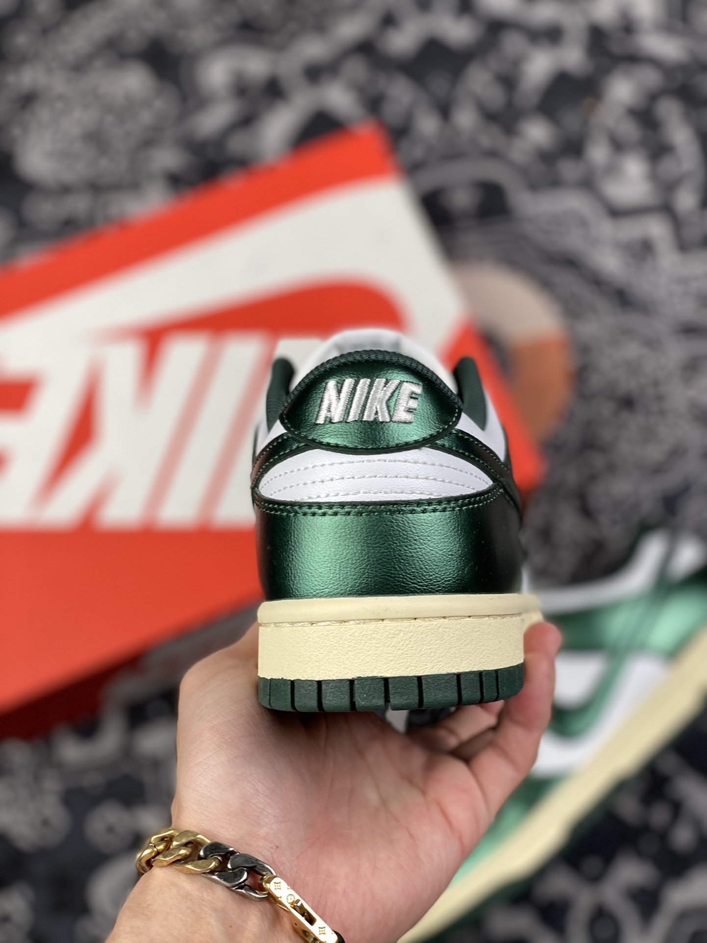 280 Nike Dunk Low Vintage Green"白绿做旧配色  DQ8580-100