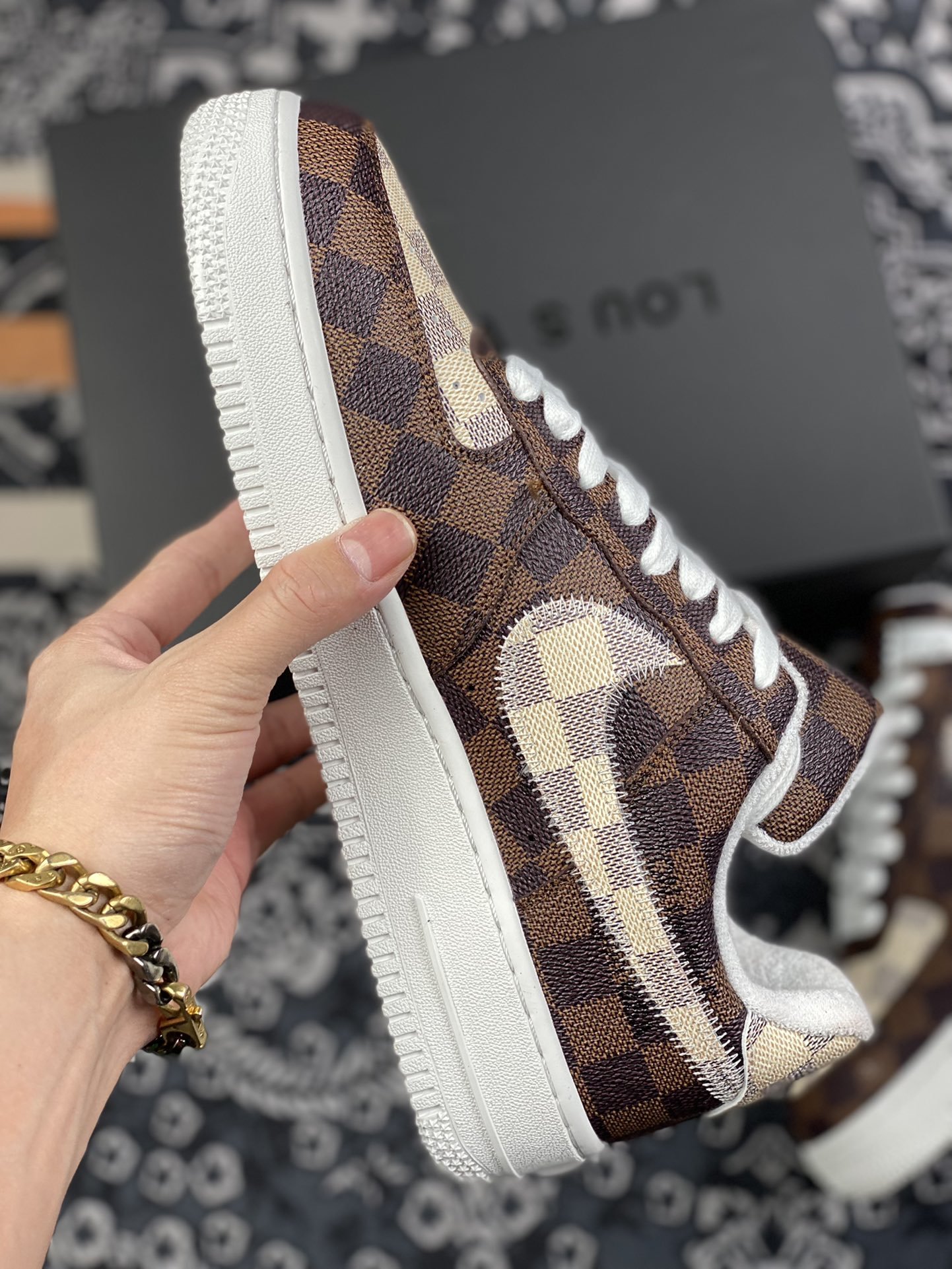 480 L家 x Nike Air Force 1 Low 棋盘格