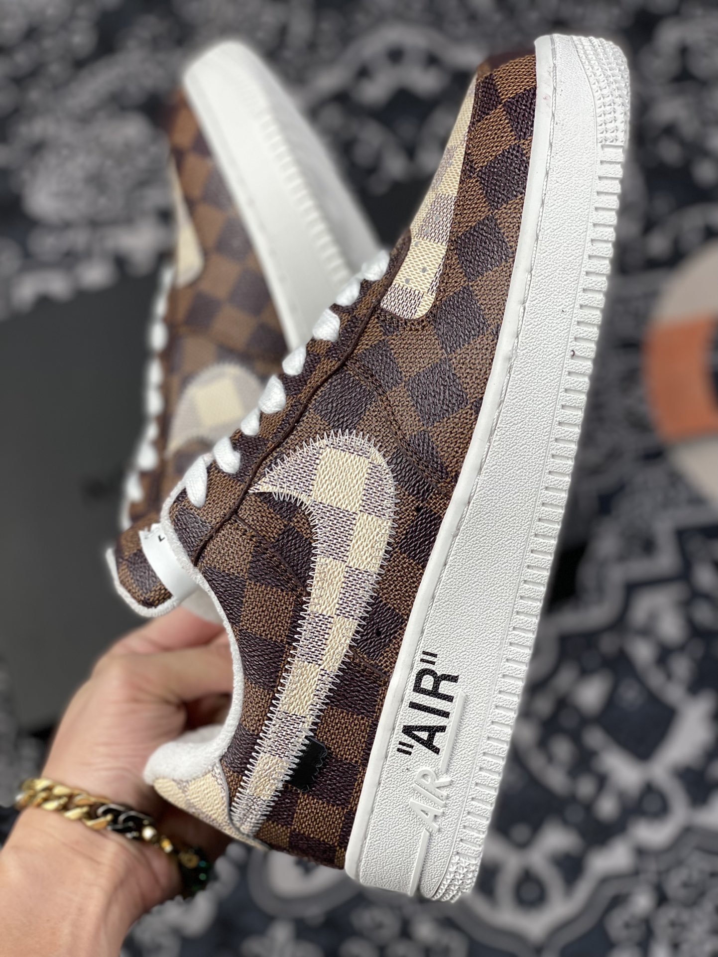 480 L家 x Nike Air Force 1 Low 棋盘格