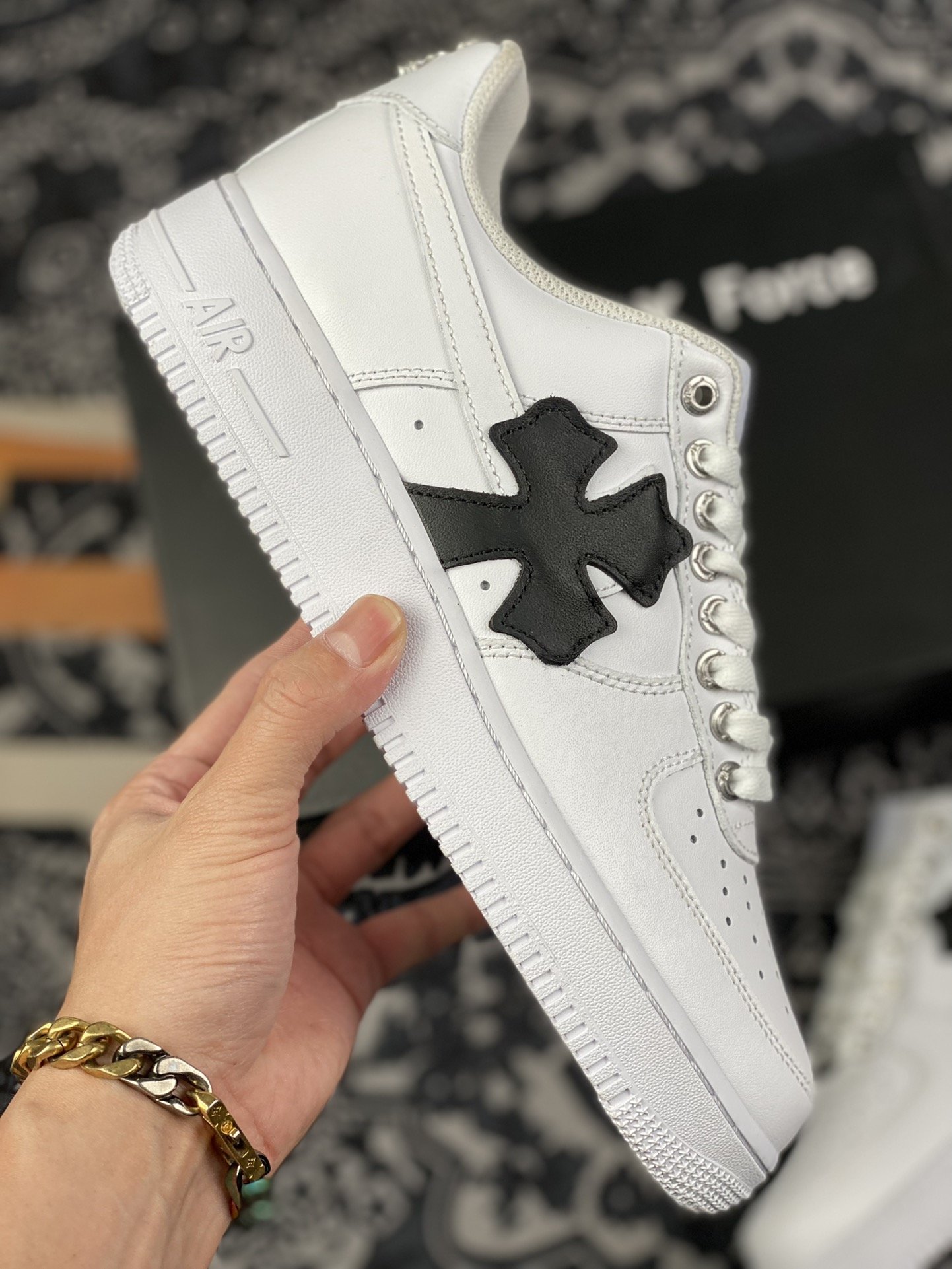 360 全新批次 Chrome Hearts x Air Force 1 ’07 克罗心高端定制