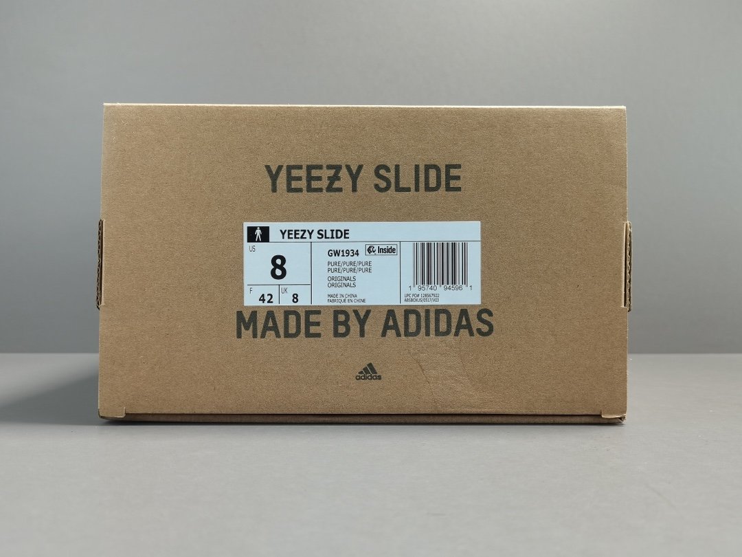 米棕色  adidas originals Yeezy Slide Brown 休闲潮流拖鞋 FW1934