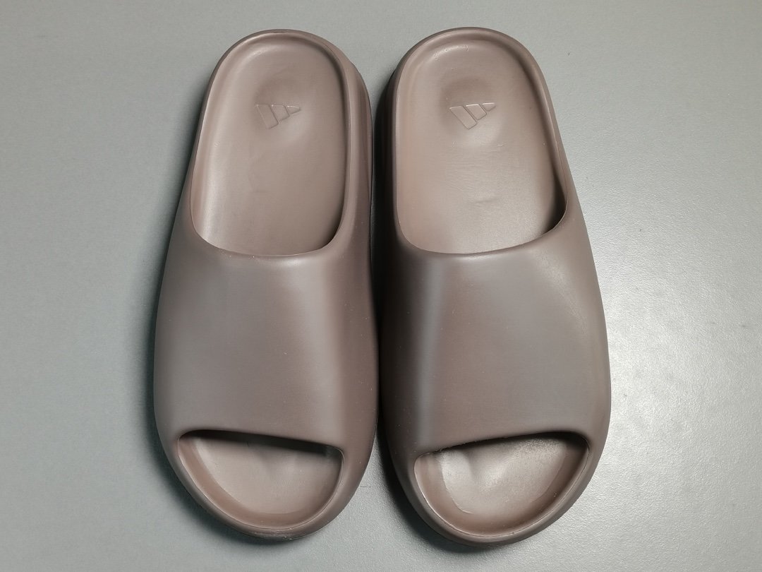 棕  2020款-adidas originals Yeezy Slide 休闲潮流拖鞋 G55495