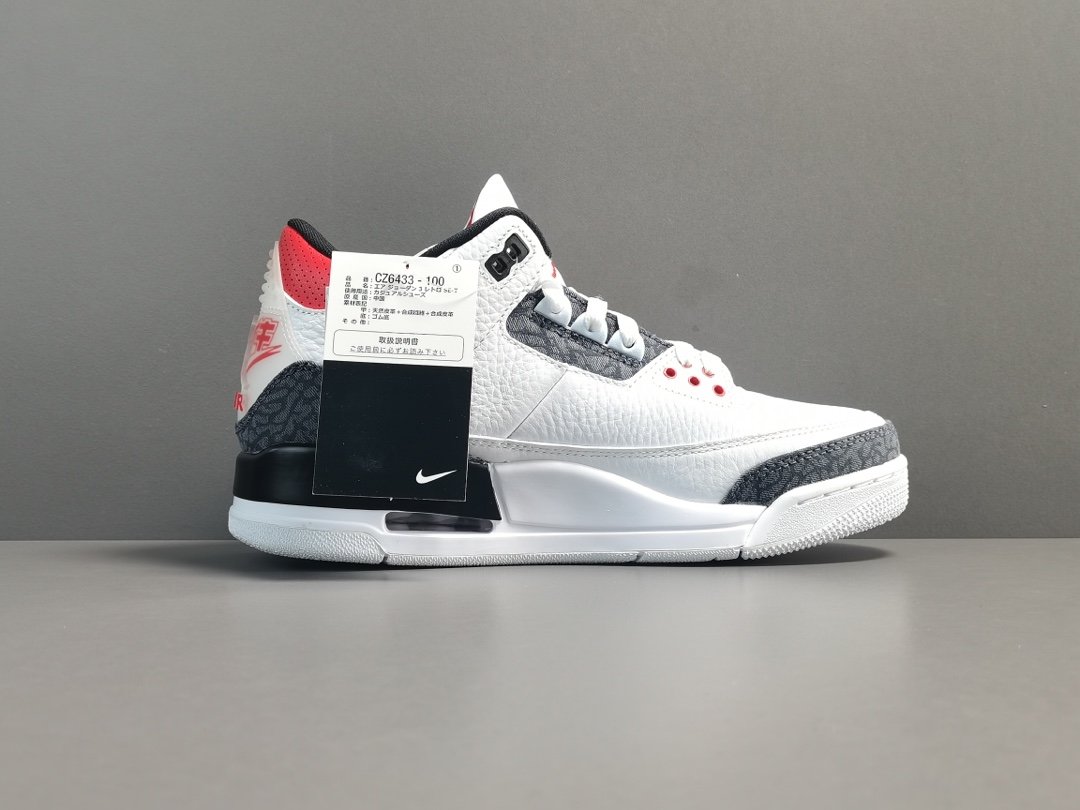 火焰红 日本限定 Air Jordan 3 SE-T JP Denim Fire Red CZ6433-100