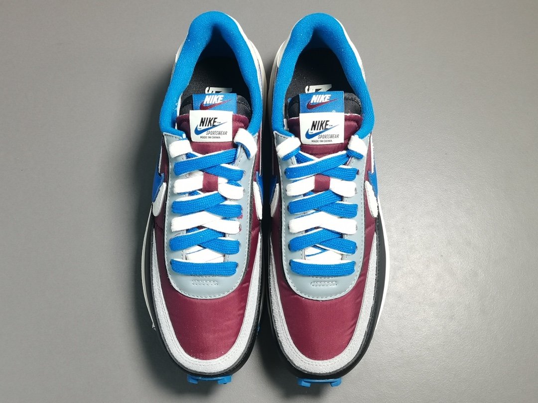 sacai x Nike LDWaffle ＂Night Maroon and Team Royal＂ DJ4877-600