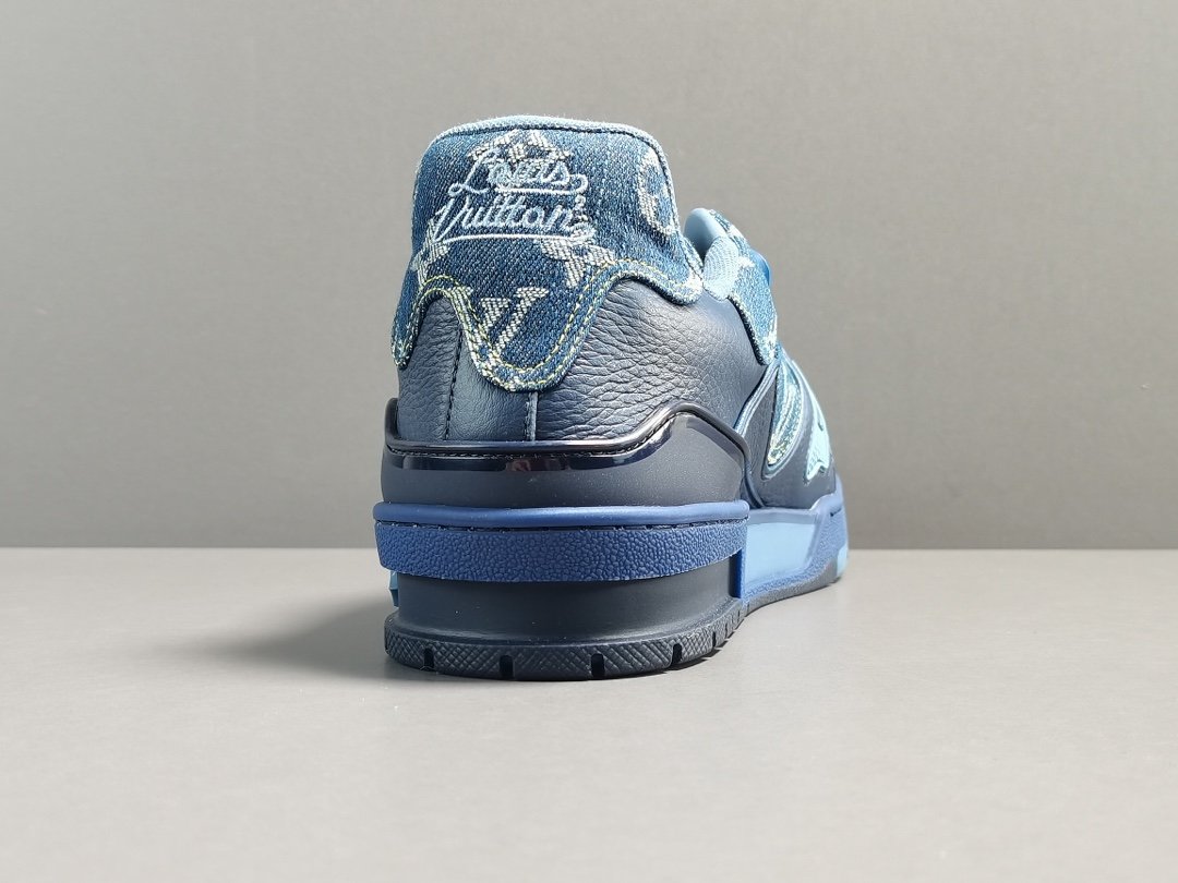 蓝色 Nigo x Louis Vuitton路易威登 Nigo2联名款 Trainer 休闲板鞋