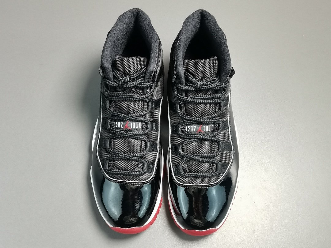 黑红 Air Jordan 11 Bred 2019复刻 季后赛 篮球鞋  378037-061