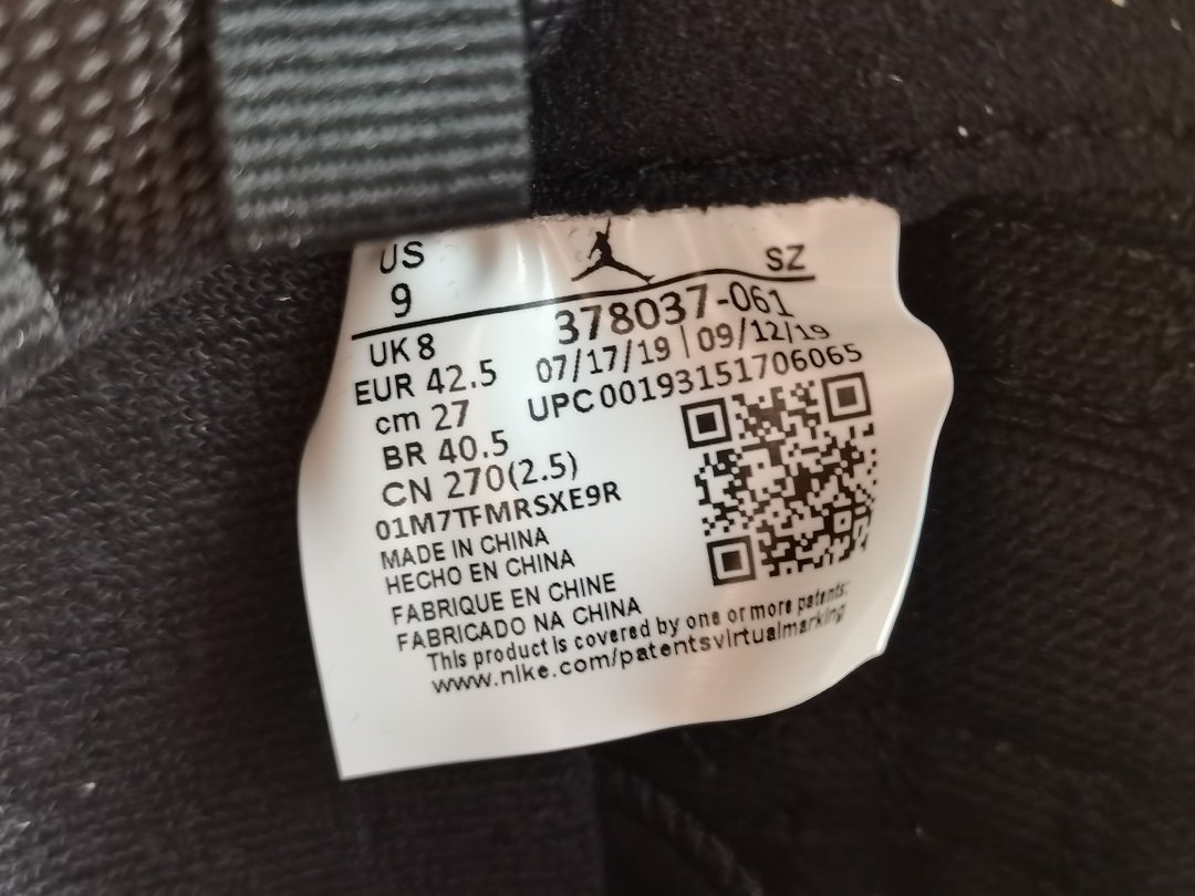 黑红 Air Jordan 11 Bred 2019复刻 季后赛 篮球鞋  378037-061