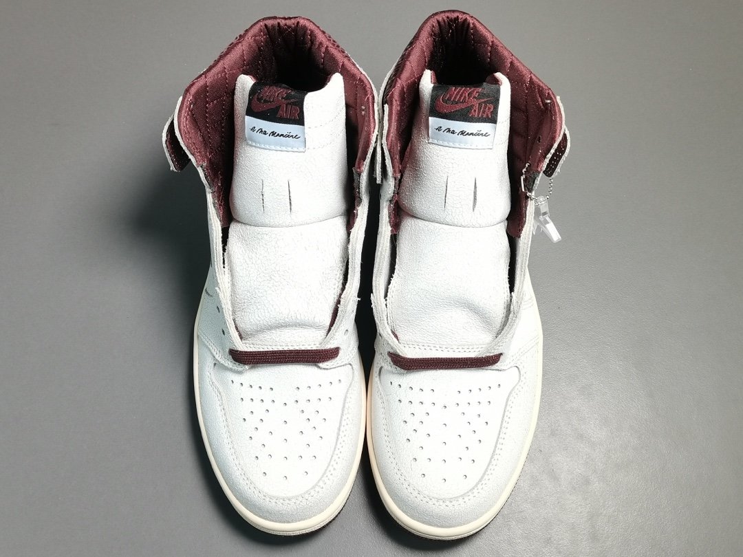 灰棕 蛇纹 A Ma Mainers x Air Jordan 1 Retro High OG SP＂Sail and Burgundy＂复古休闲篮球鞋  DO7097-100