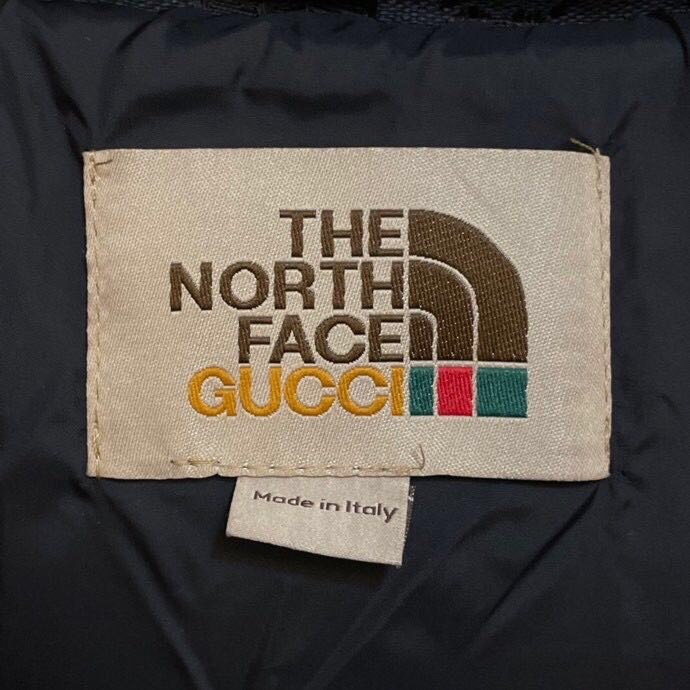 黑色 Gucci X The North Face 北面联名古驰老花logo 羽绒服