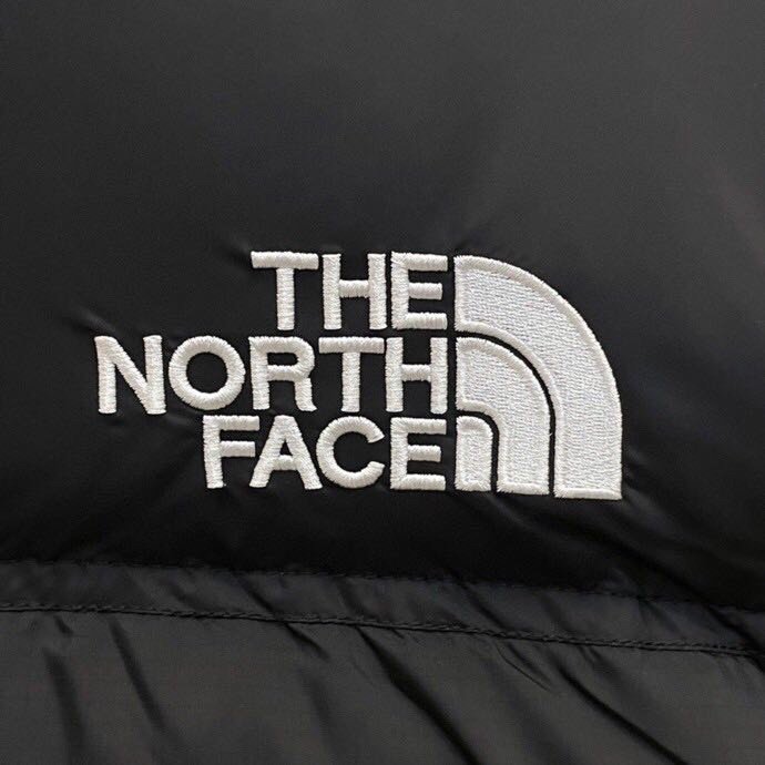 黑色THE NORTH FACE 1996 Retro Nuptse Jacket 拼接可收纳连帽700蓬连帽羽绒服