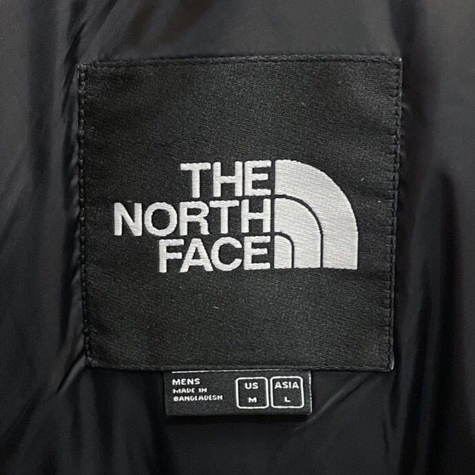 黑色THE NORTH FACE 1996 Retro Nuptse Jacket 拼接可收纳连帽700蓬连帽羽绒服