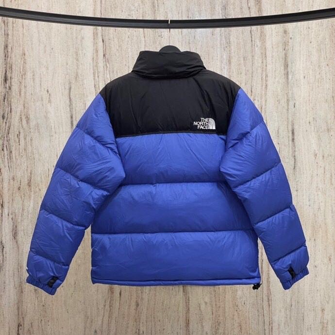 THE NORTH FACE Men’s 1996 Retro Nuptse Jacket Aztec Blue 拼接可收纳连帽羽绒服